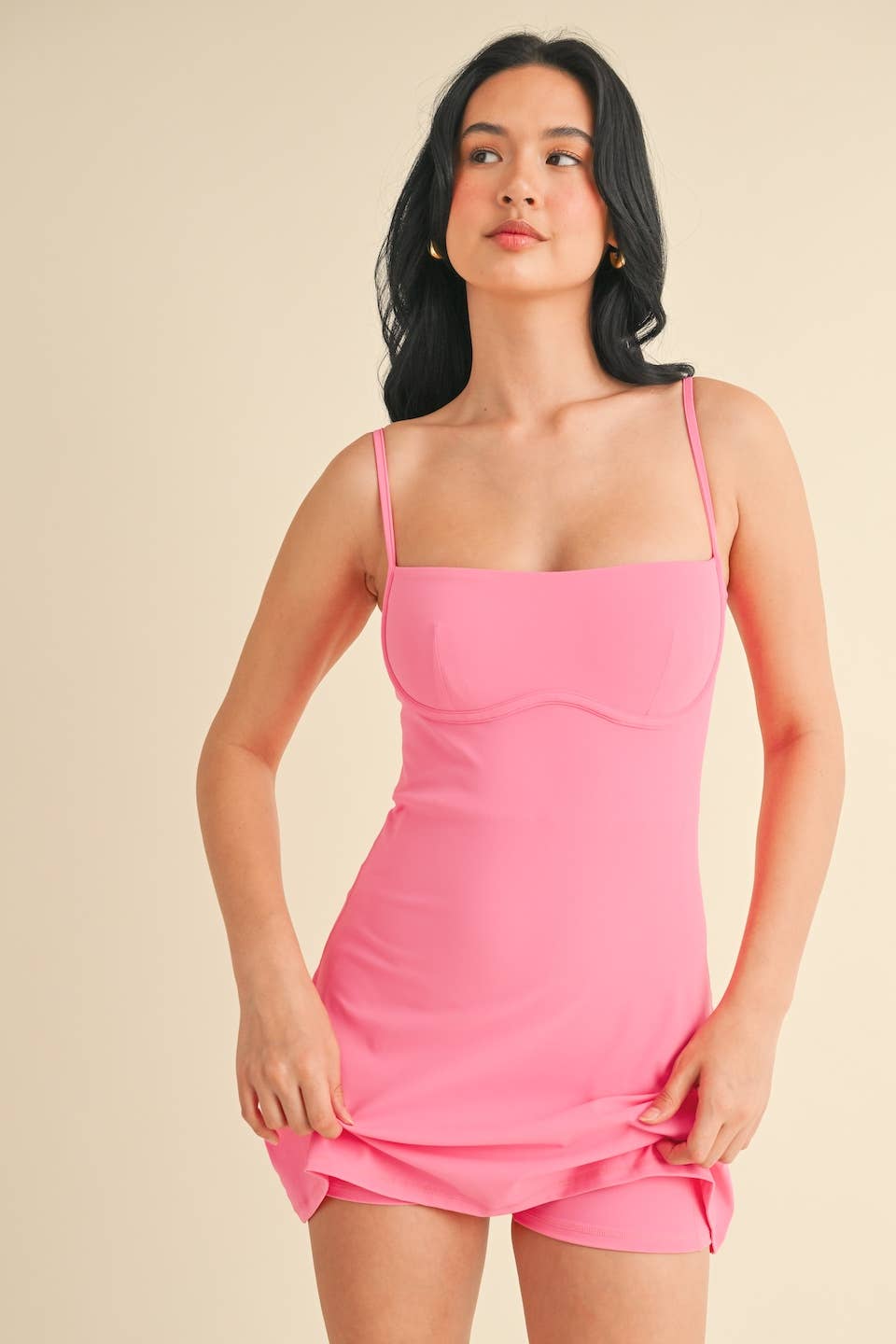 Sweetheart Dress: Hot Pink