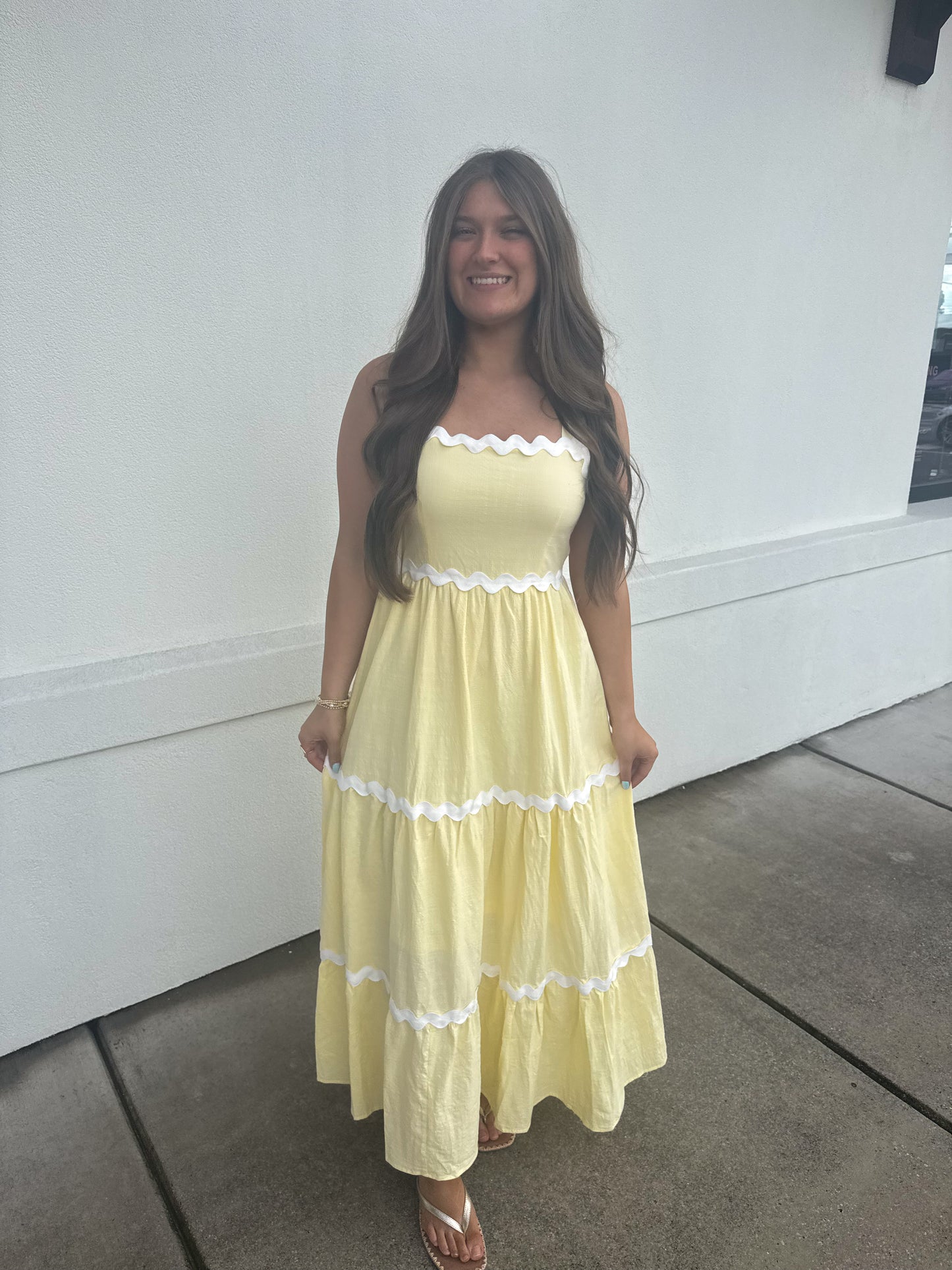 Sunny Yellow Maxi Dress