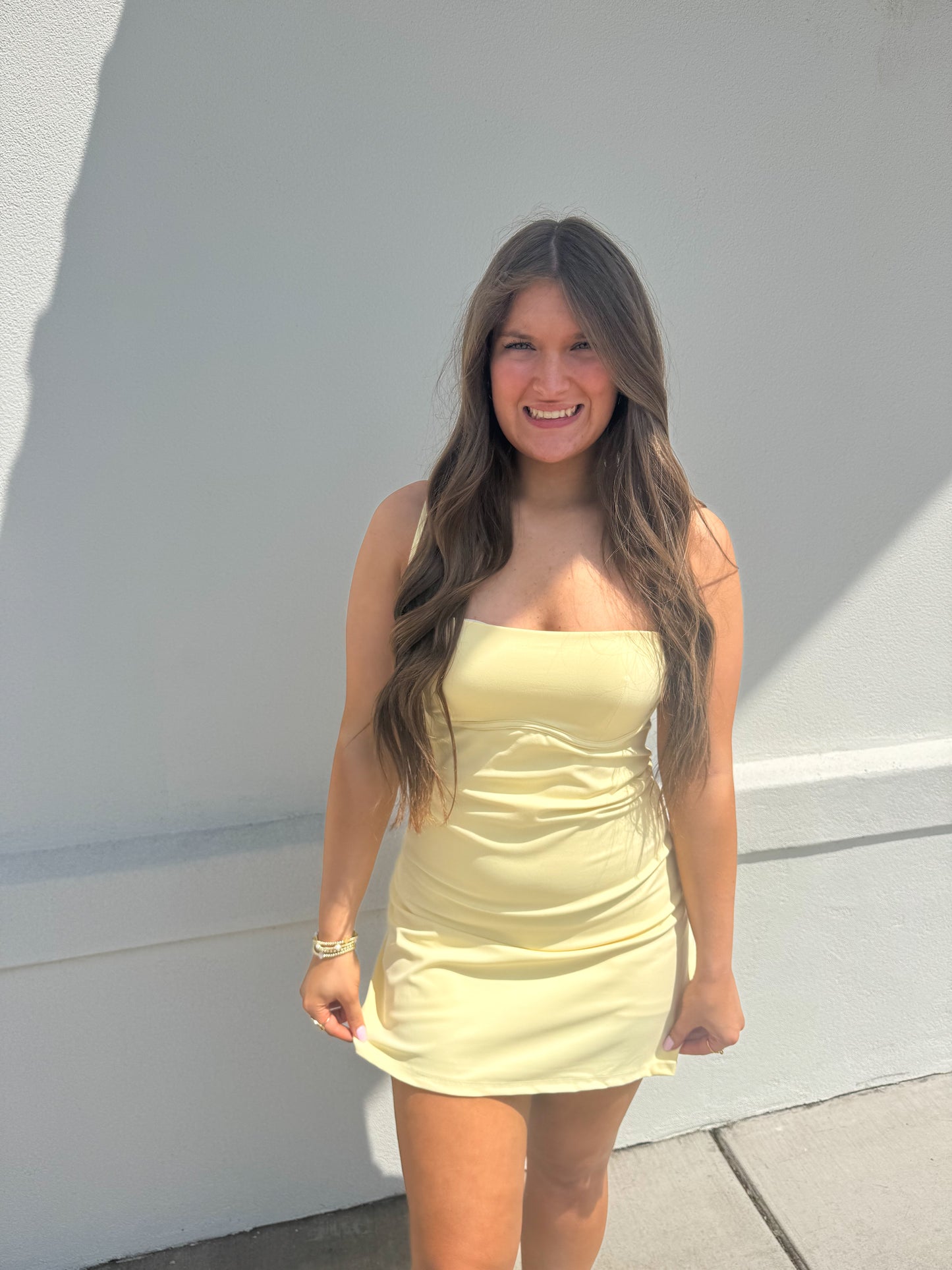 Sweetheart Dress: Lemon