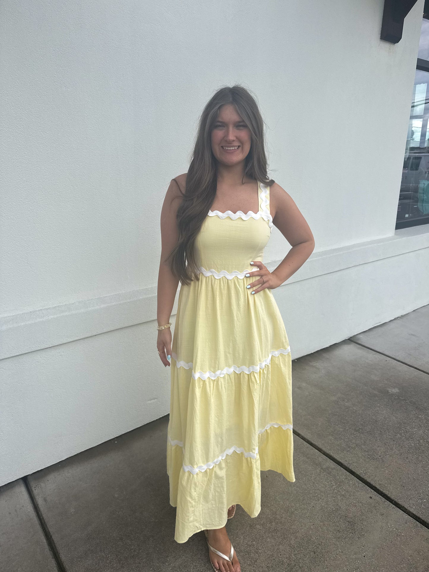 Sunny Yellow Maxi Dress