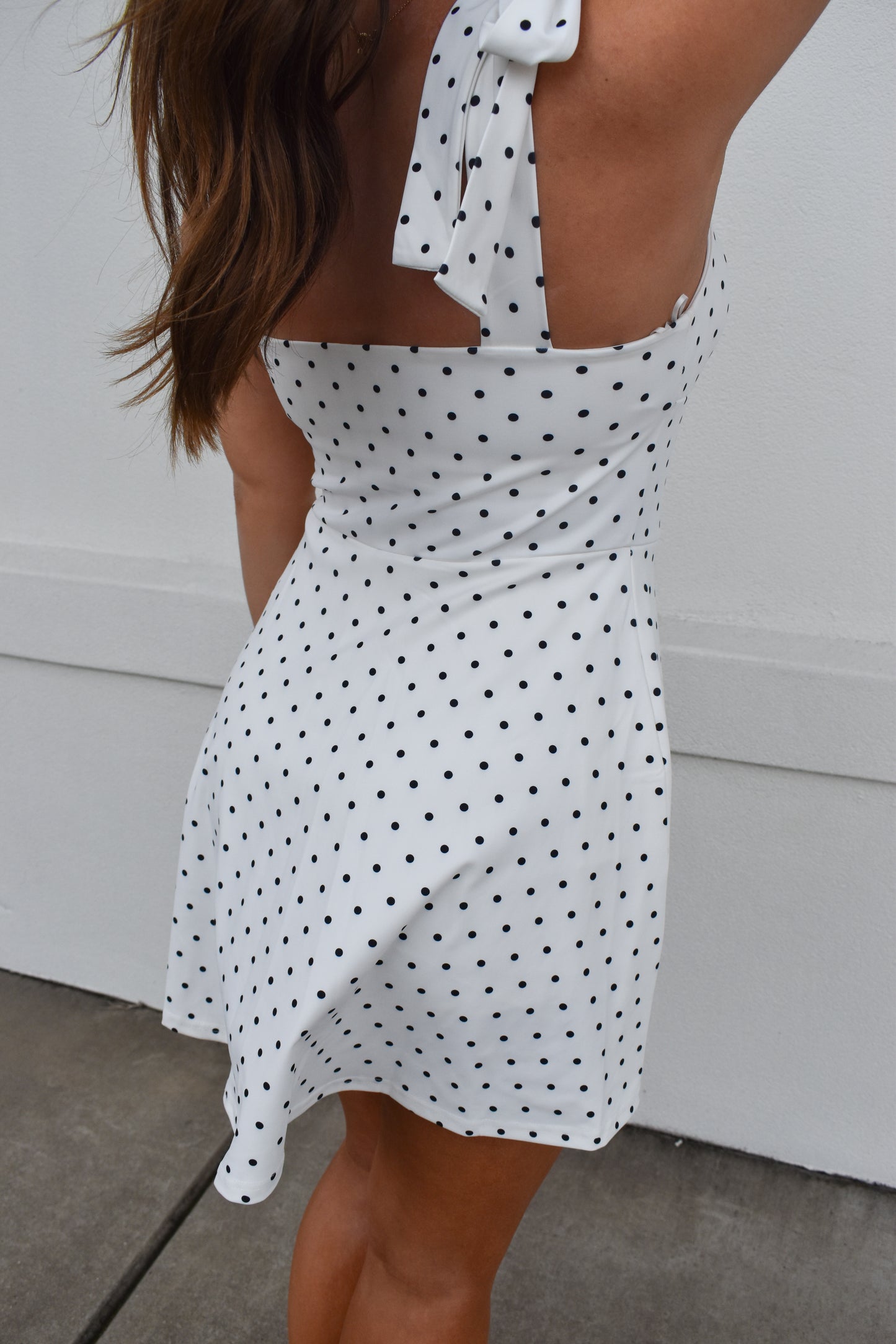 Izzy Polka Dot Athletic Dress