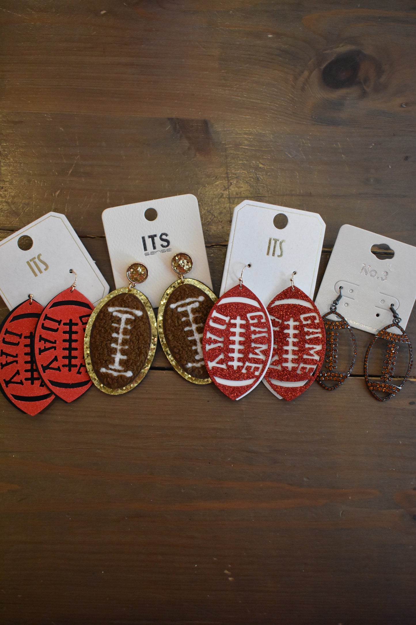 Game Day Football Earrings