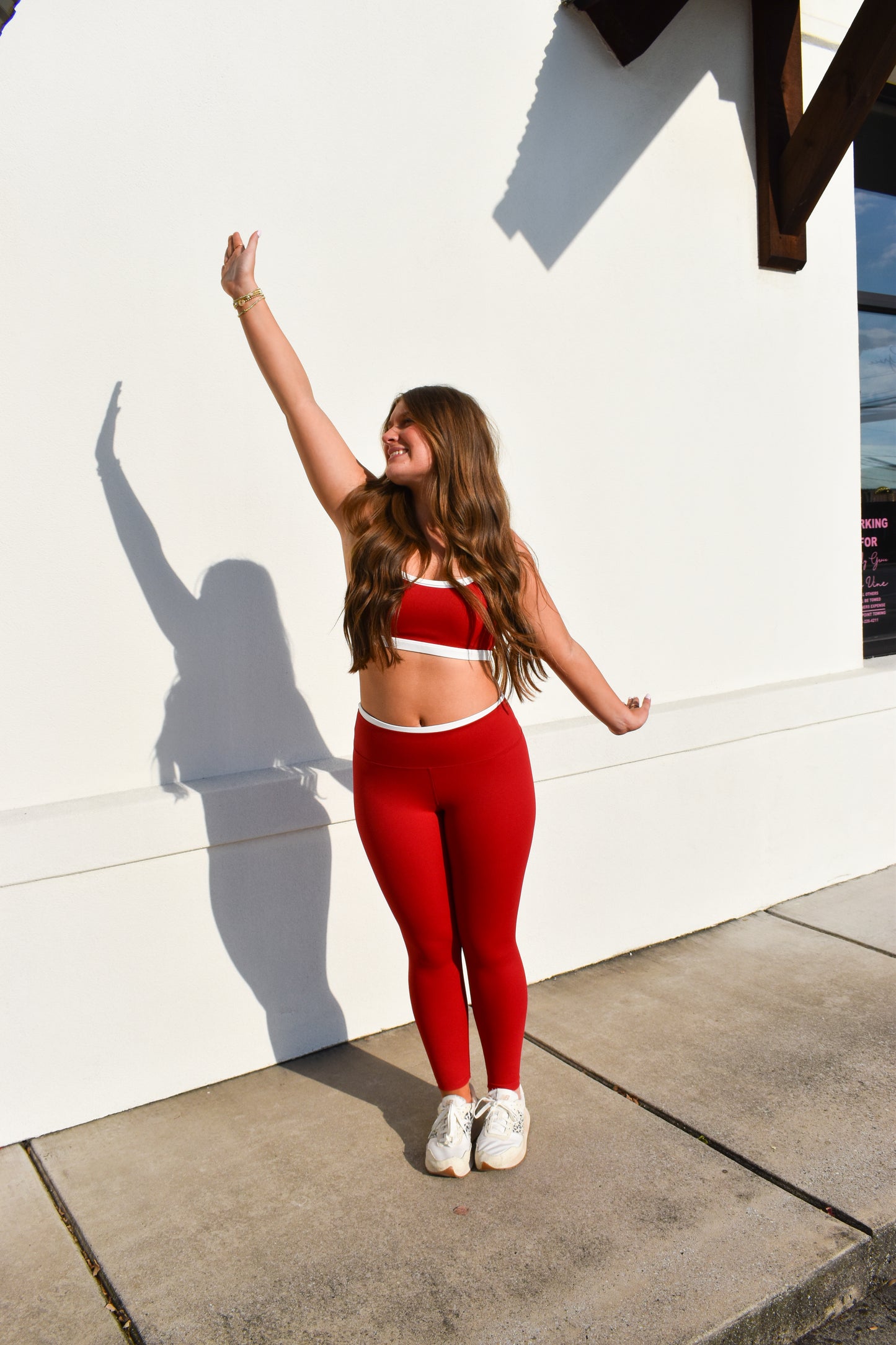 Contrast Binding Legging