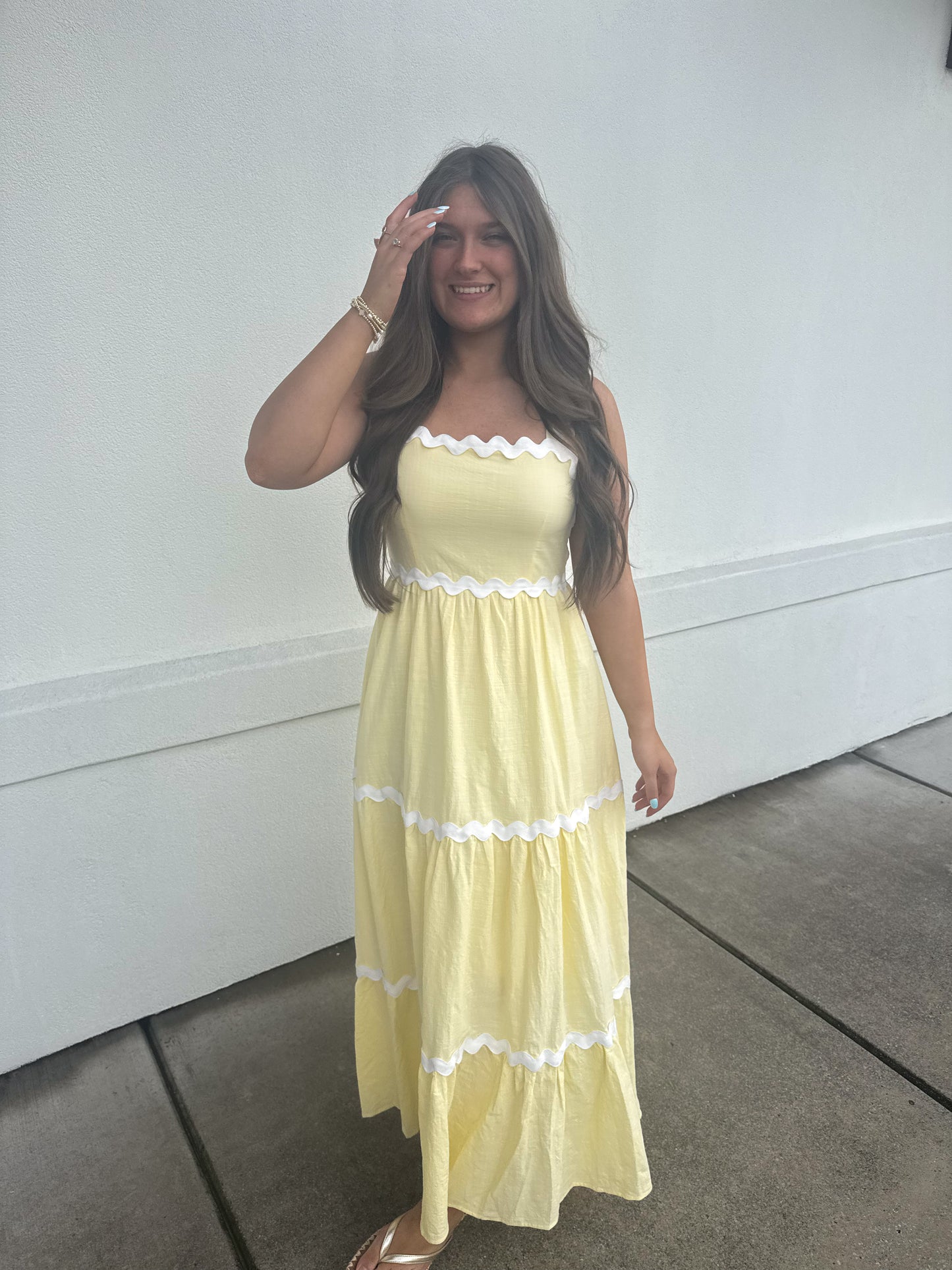 Sunny Yellow Maxi Dress