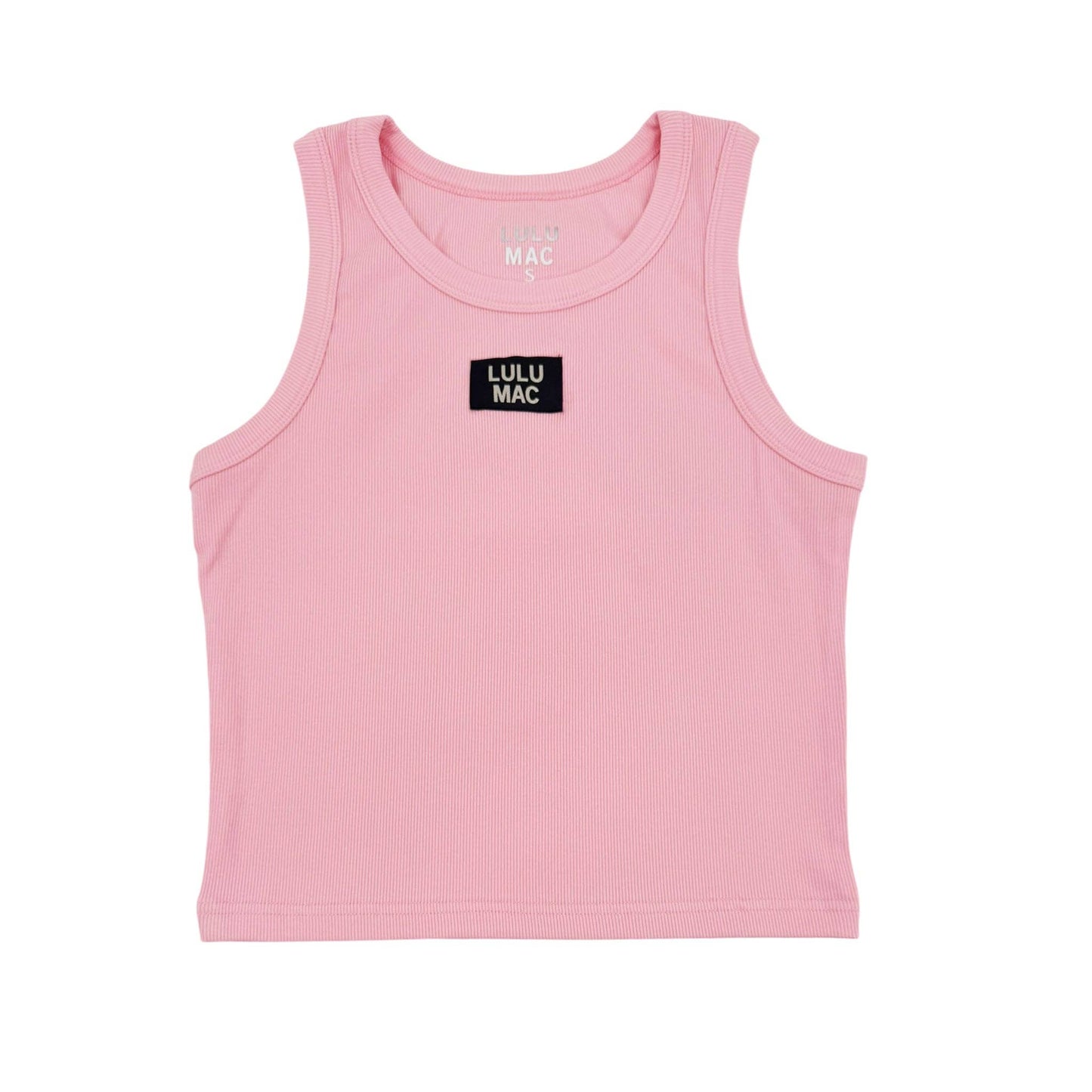LULU MAC Solid Tank Top: Light Pink