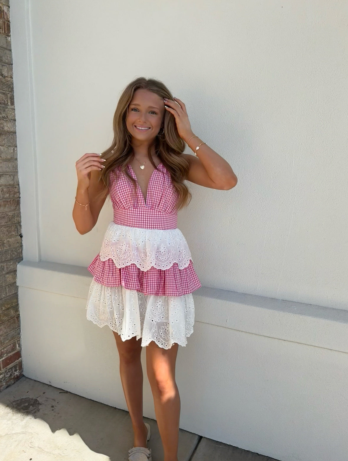 Halter Neckline Baby Doll Mini Dress Simply Grace Boutique Halter Neckline Baby Doll Mini Dress Simply Grace Boutique