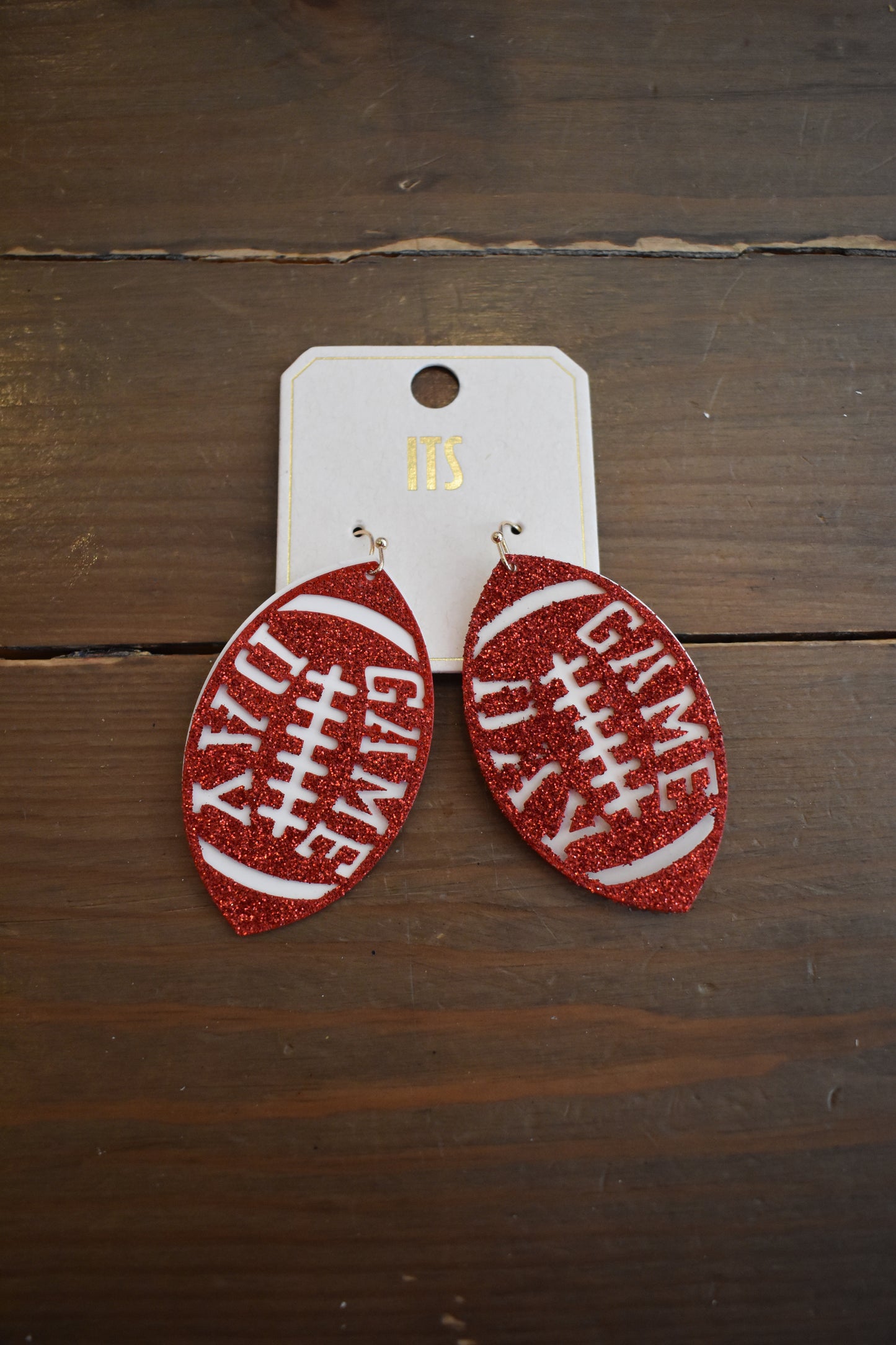 Game Day Football Earrings