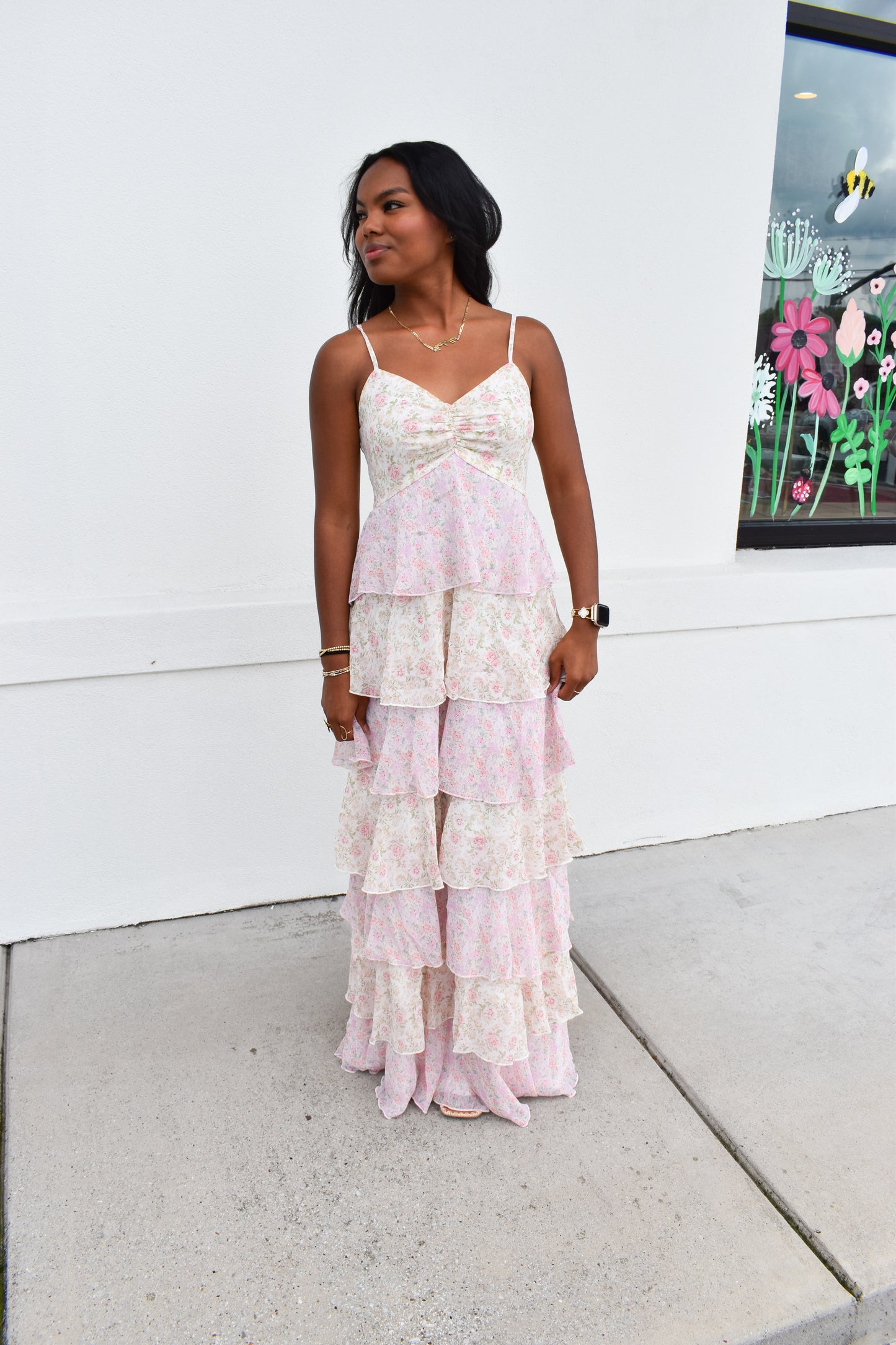 Amelia Romantic Tiered Maxi Dress