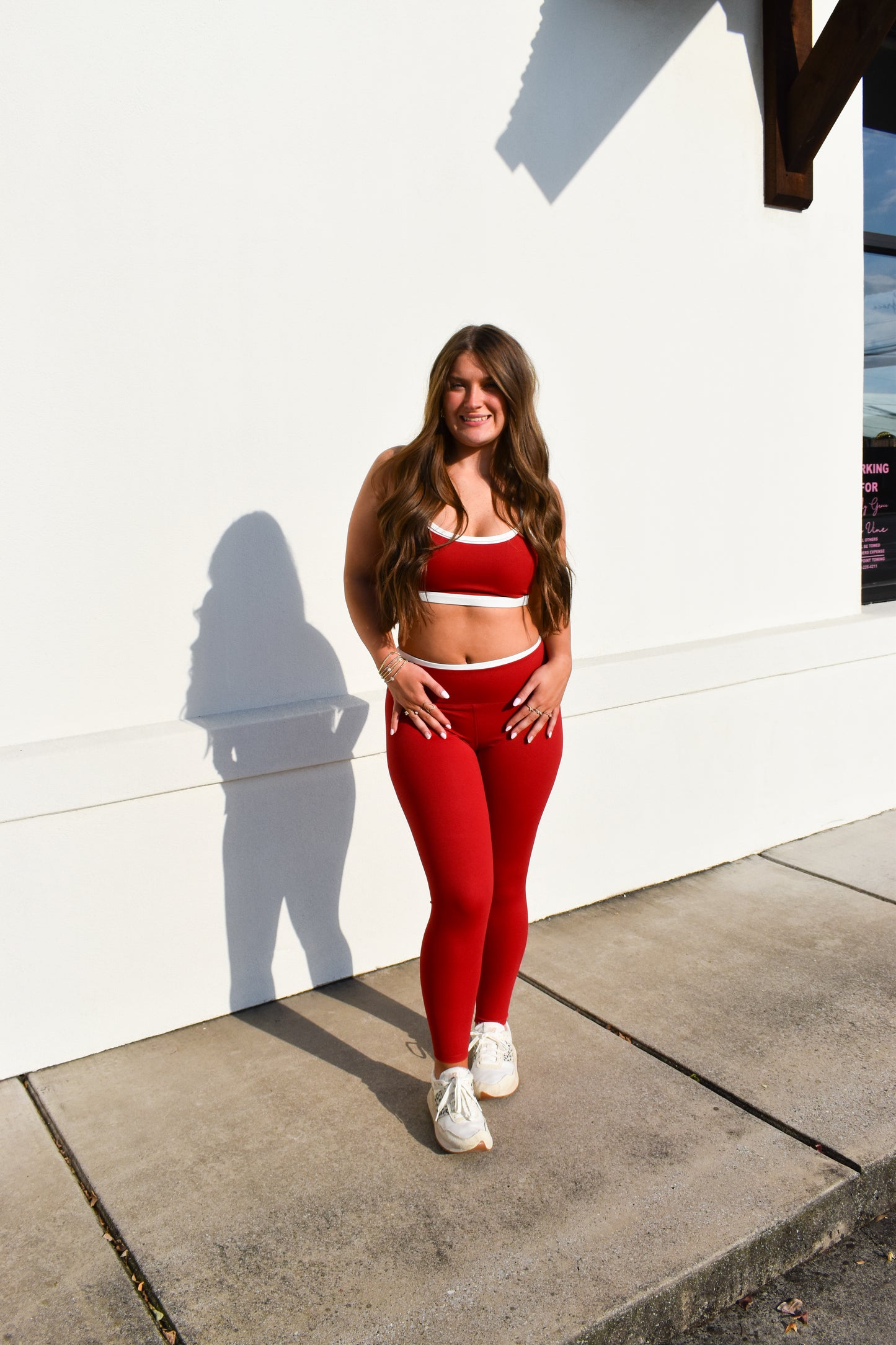 Contrast Binding Legging