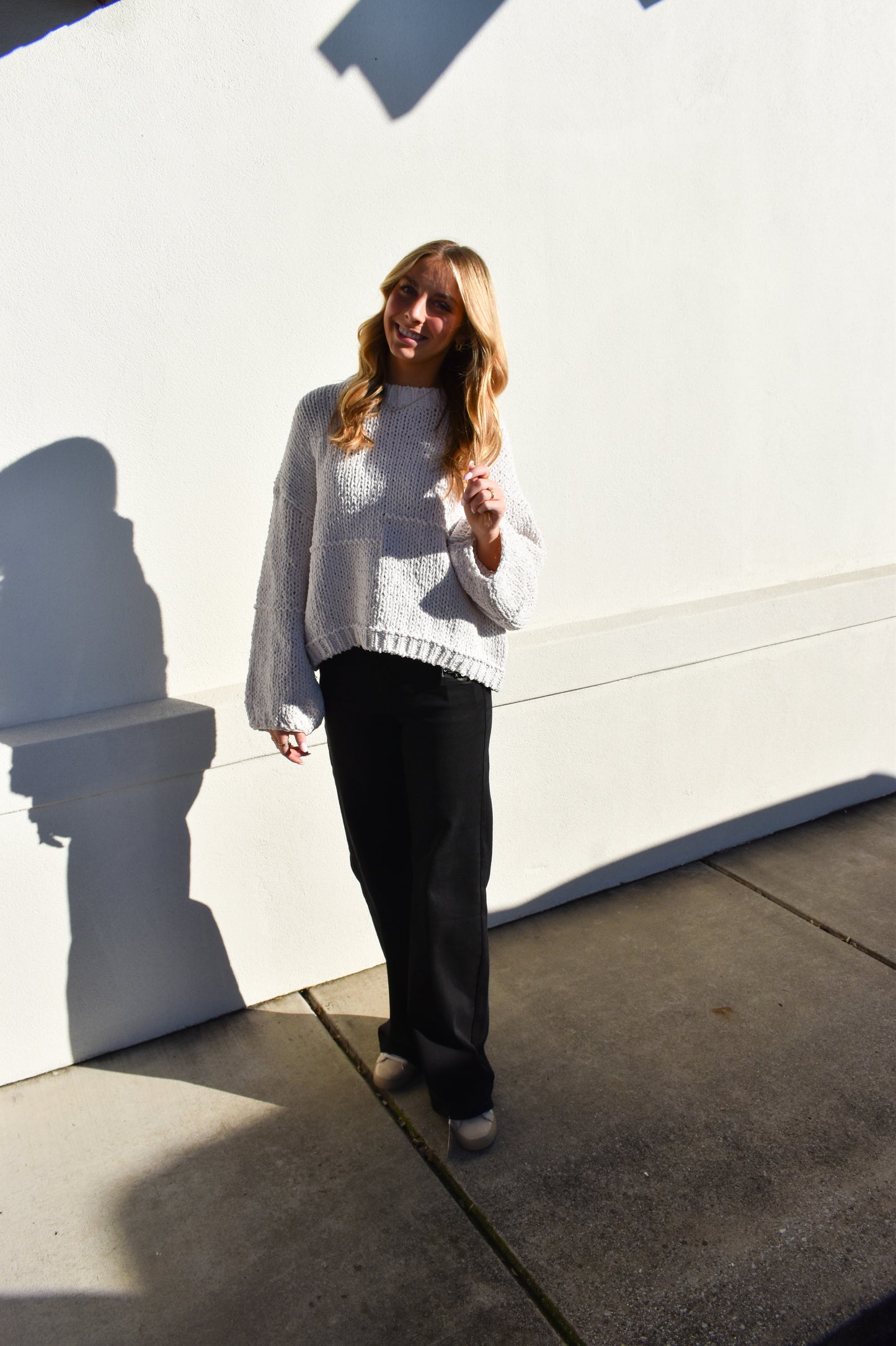 Oversized Cable Knit Sweater