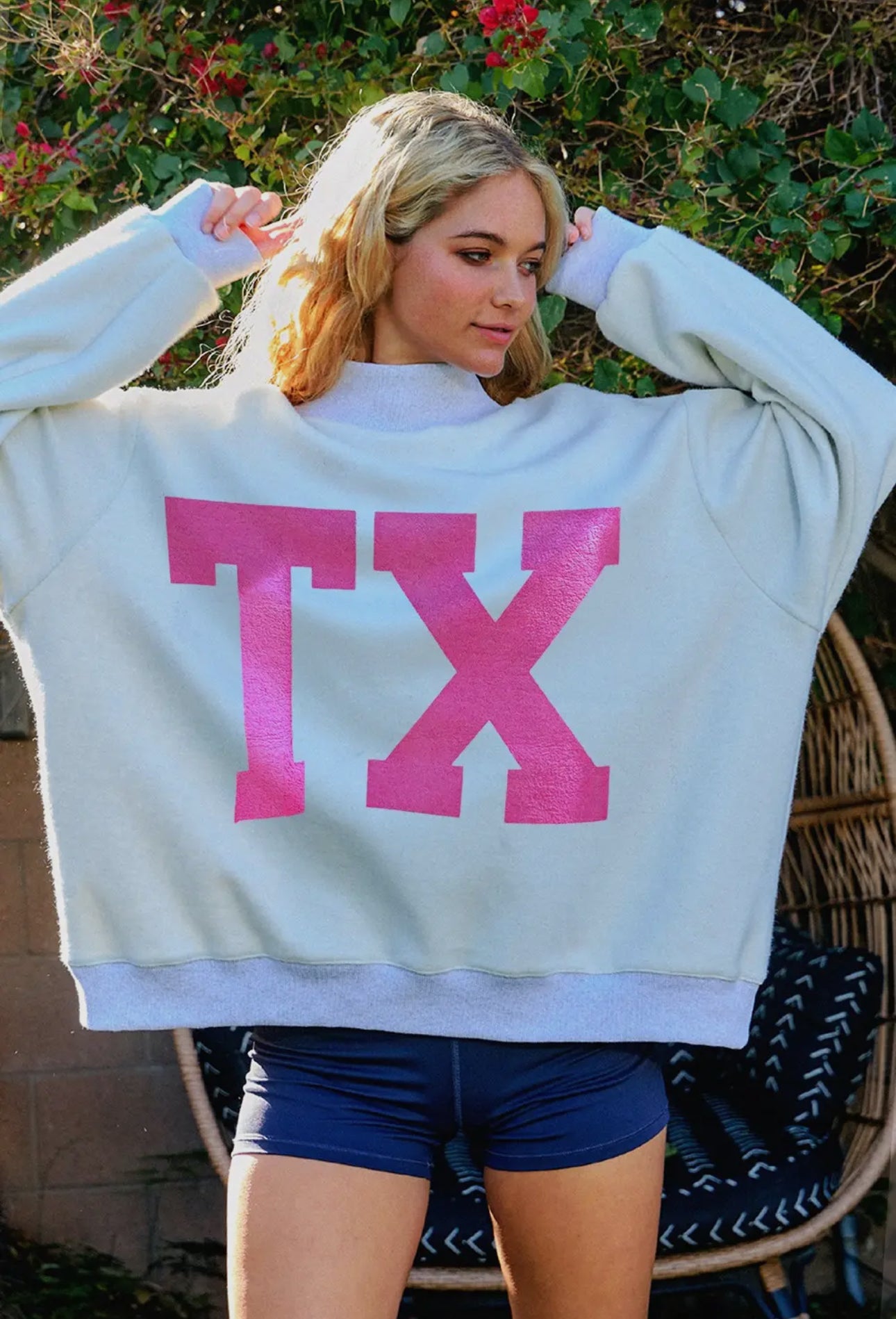 TEXAS Reversible Mockneck