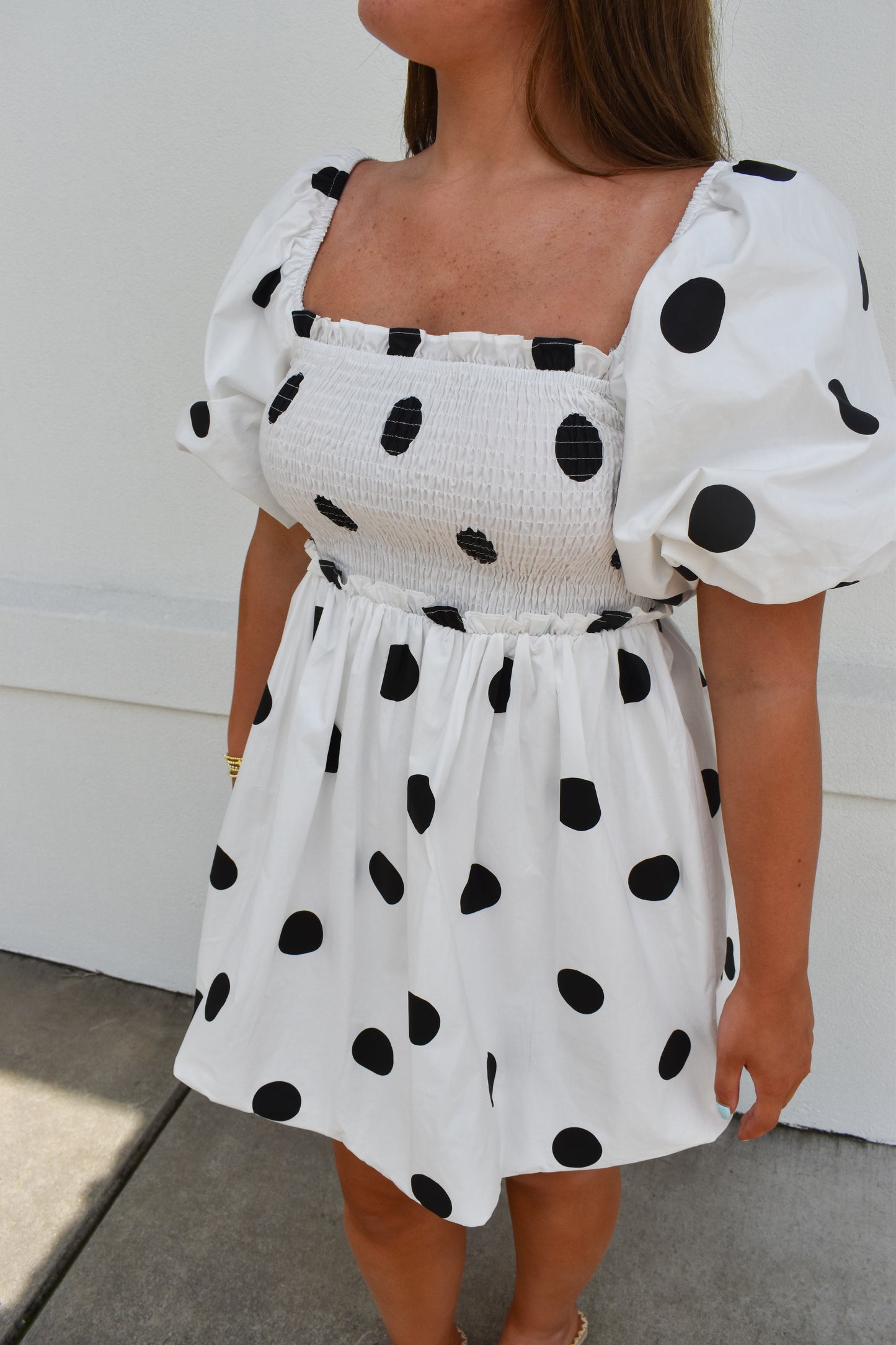 Polkadot Mini Bubble Dress
