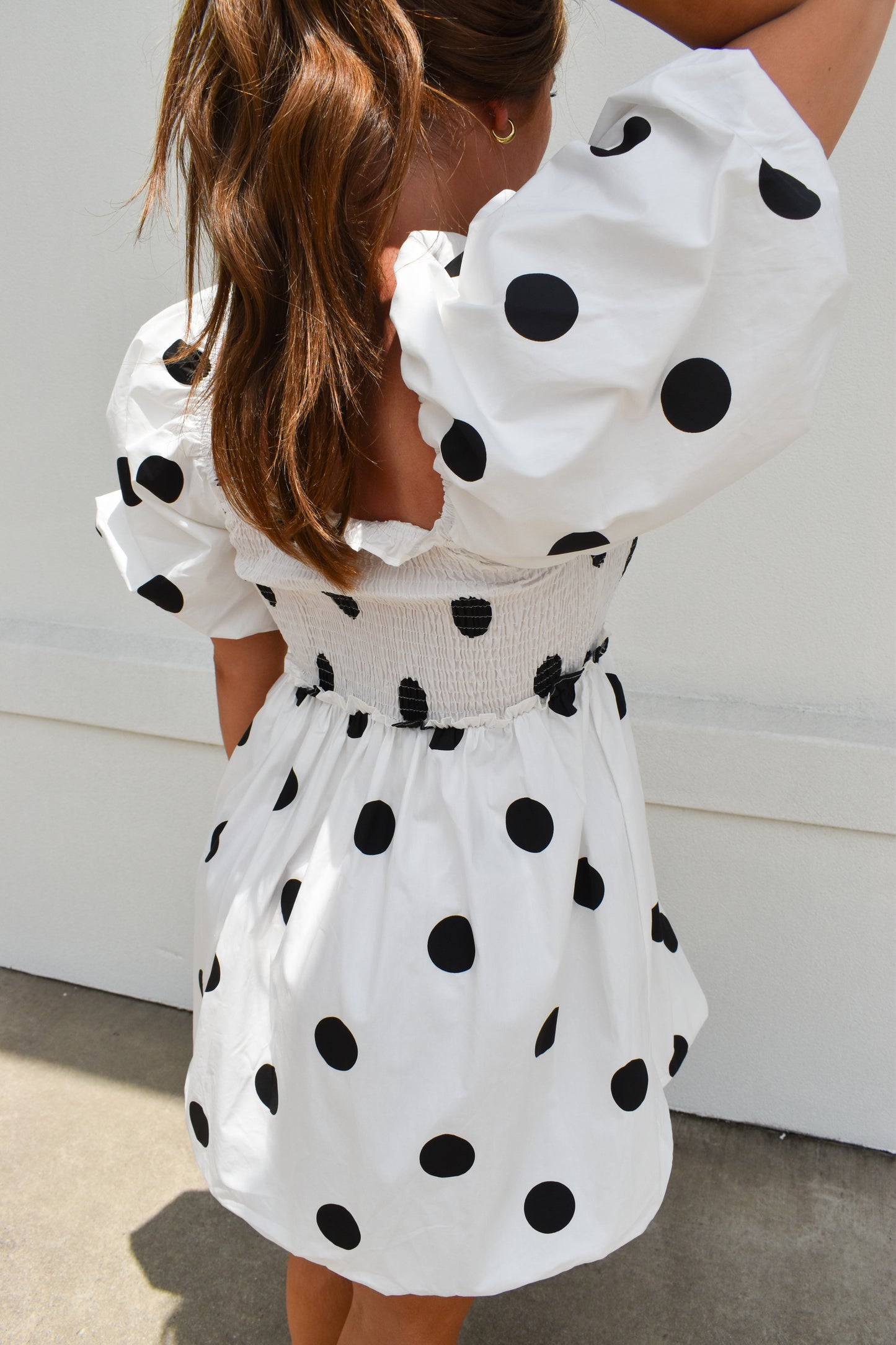 Polkadot Mini Bubble Dress