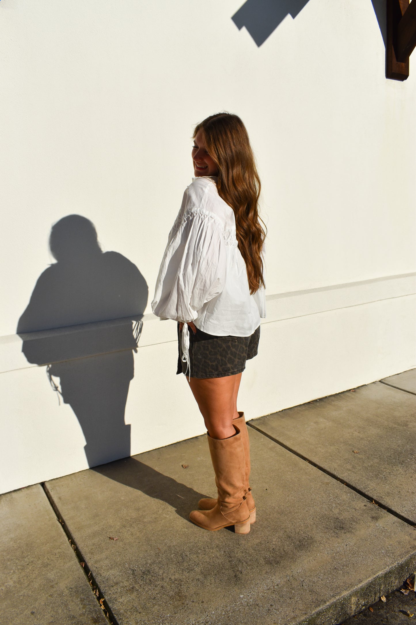 Leopard Print Skort