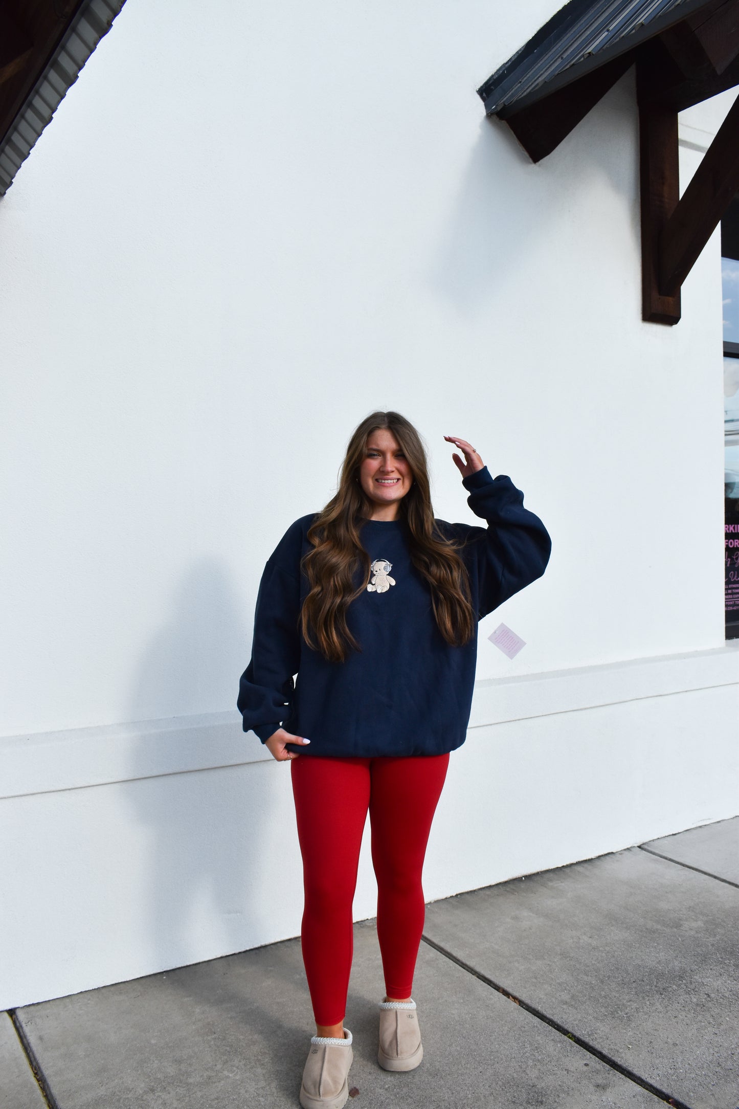Happy Camp3r DND Navy Crewneck