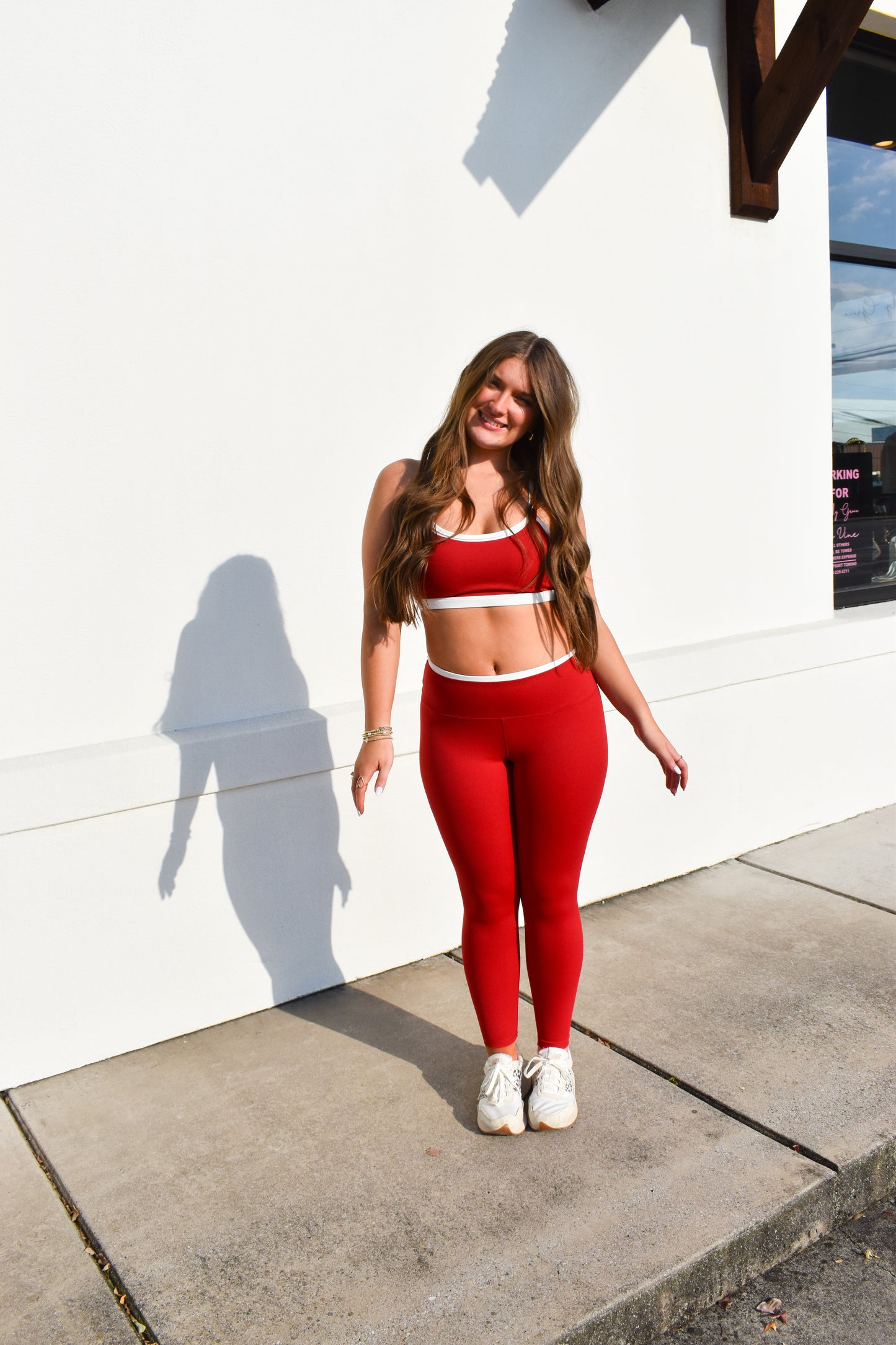 Contrast Binding Legging