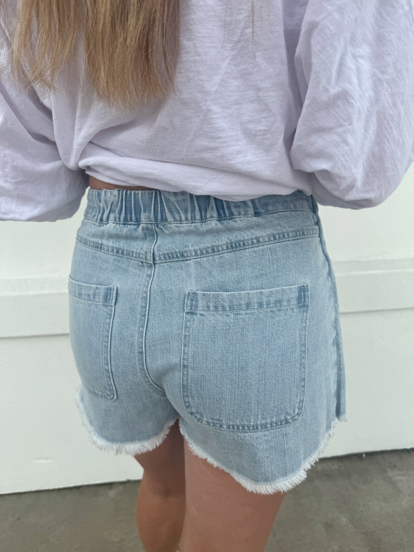Emma Denim Bow Skort