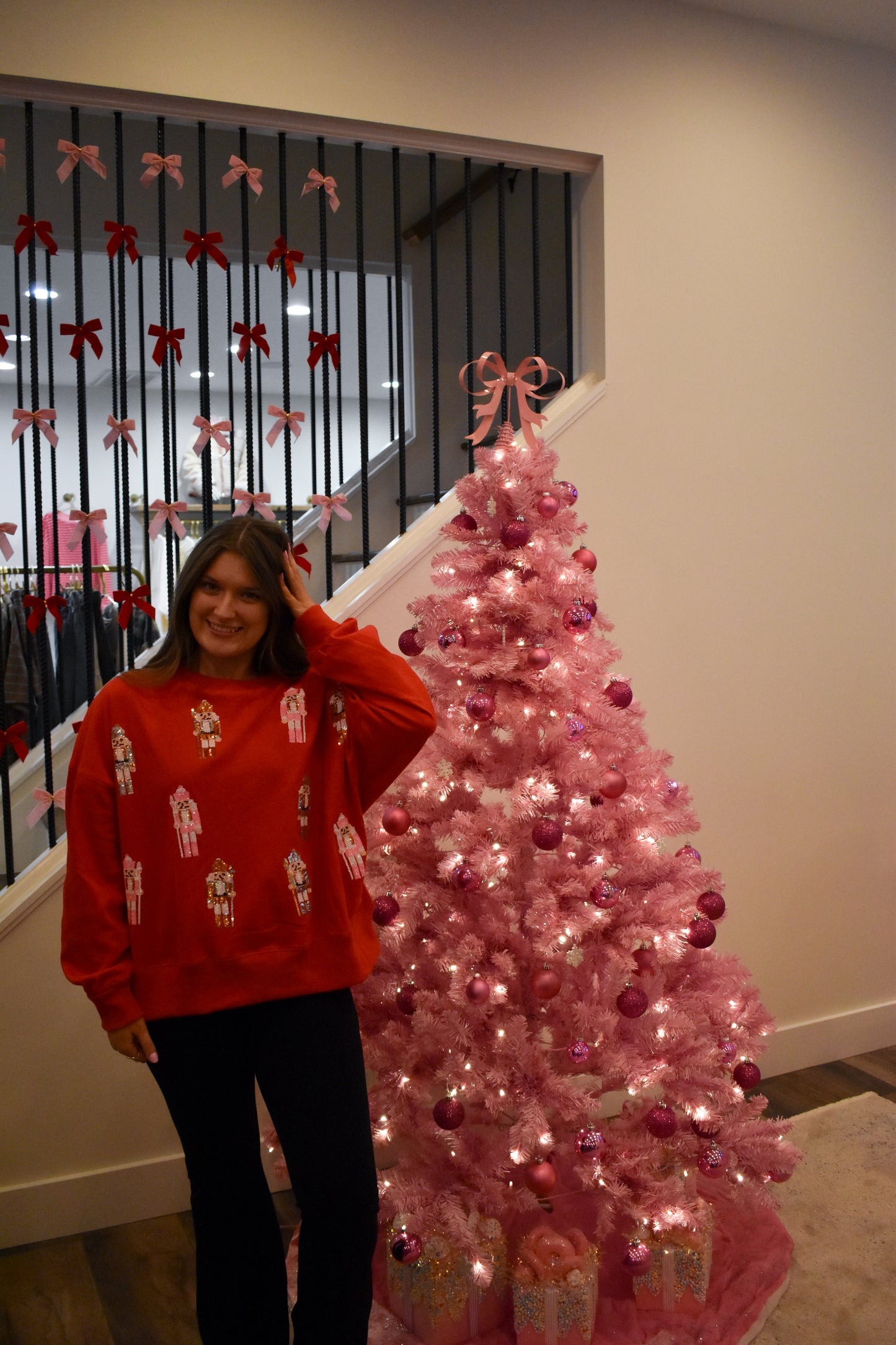 Christmas Nutcracker Oversized Sweatshirt