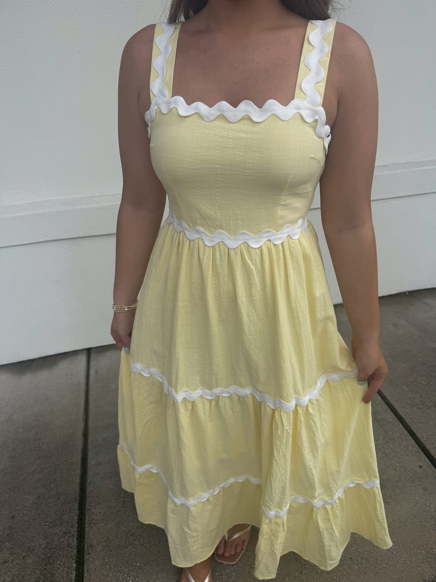 Sunny Yellow Maxi Dress