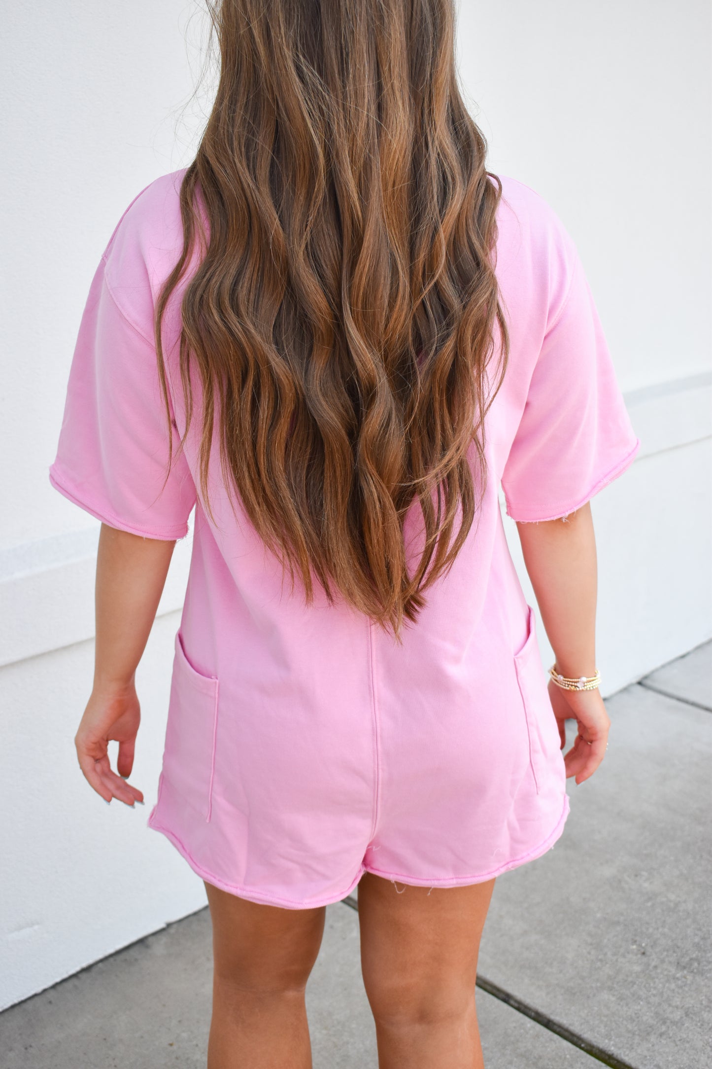 Kennedy Pink Romper