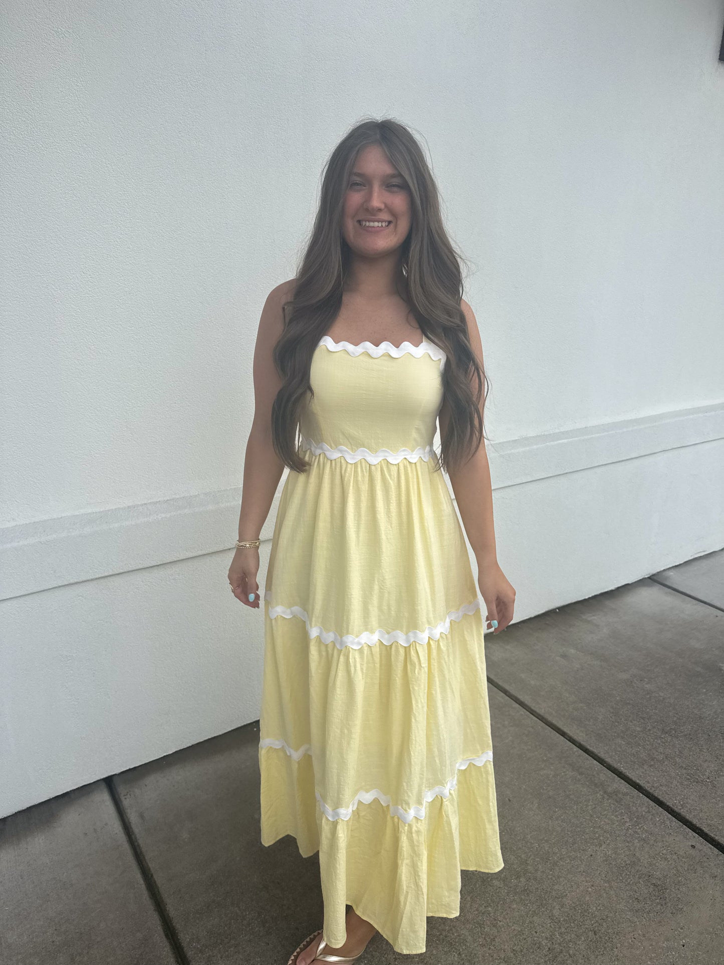 Sunny Yellow Maxi Dress