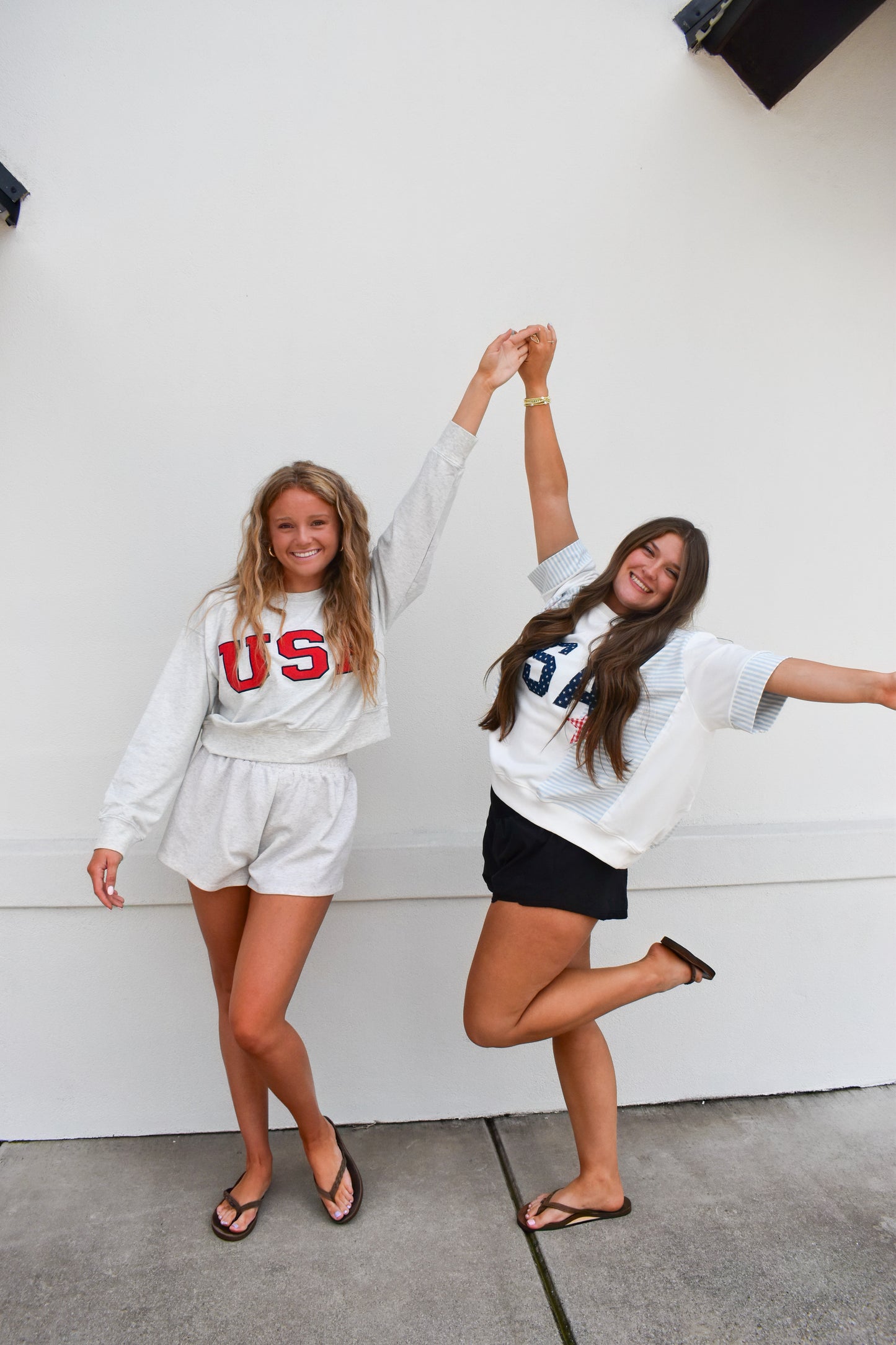 USA Cropped Sweatshirt