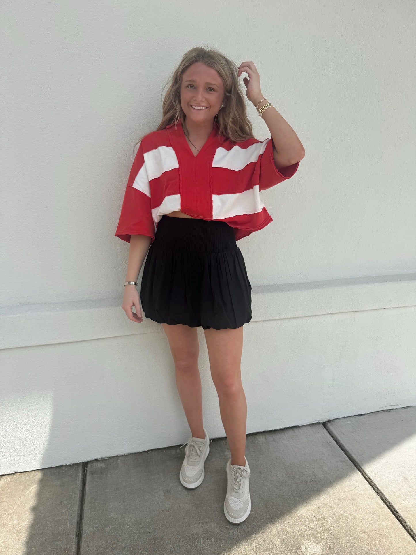 Amelia Cotton Cropped Top