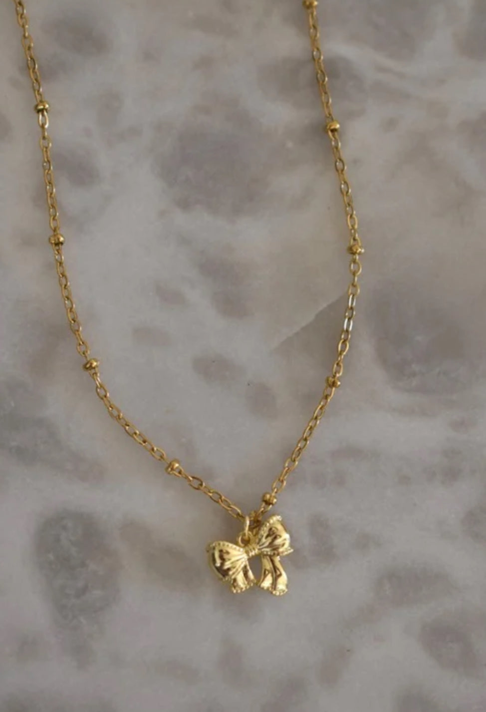 Bow Necklace