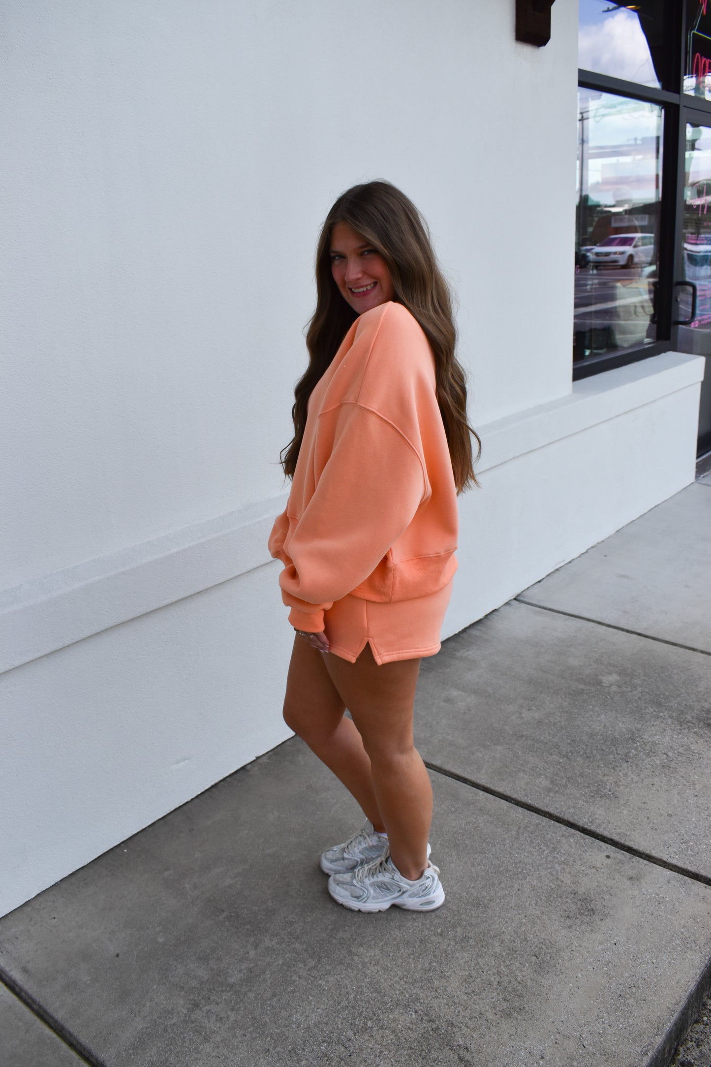 Simply Sweat Shorts: Peach