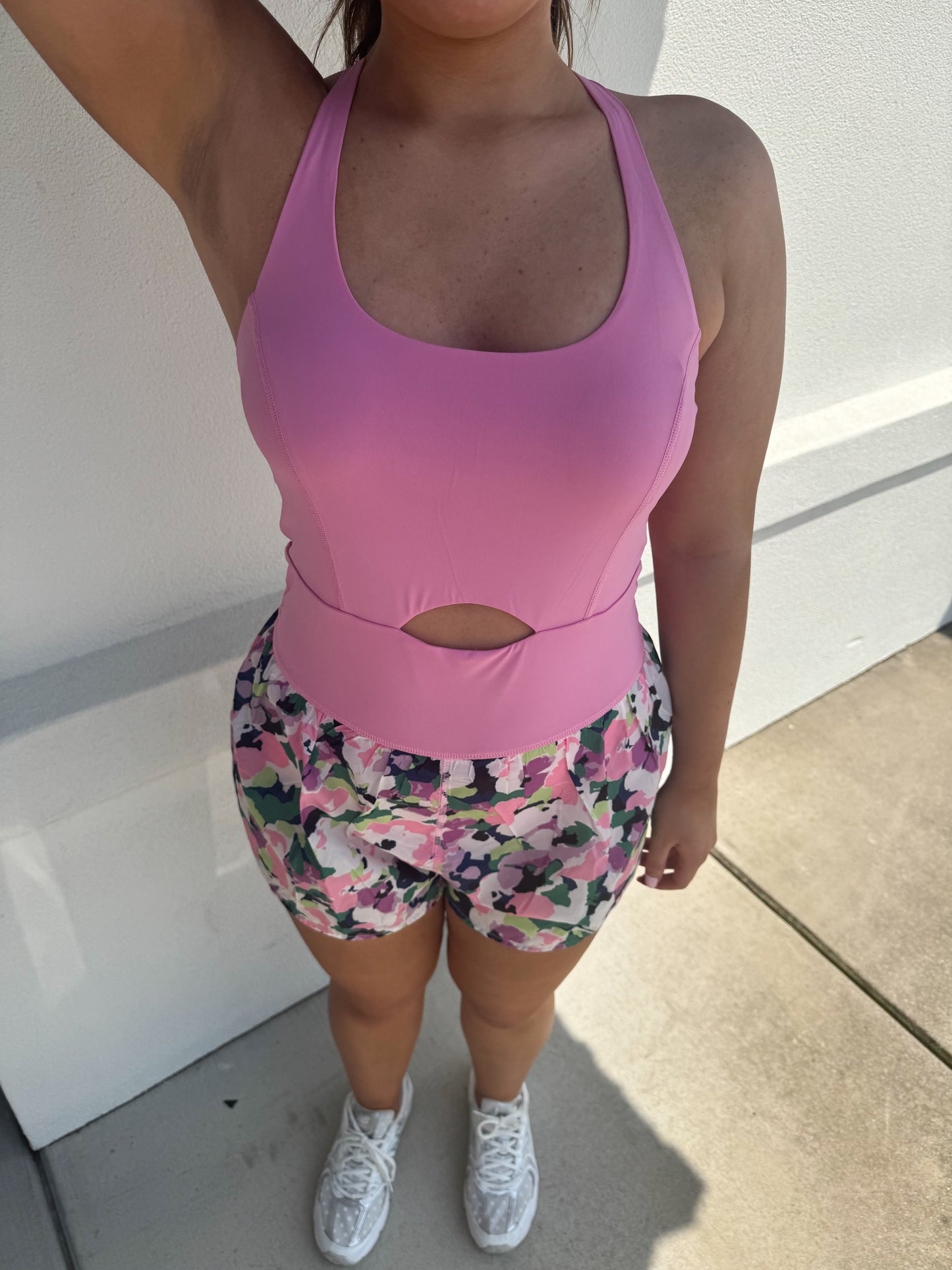 Floral Athletic Romper