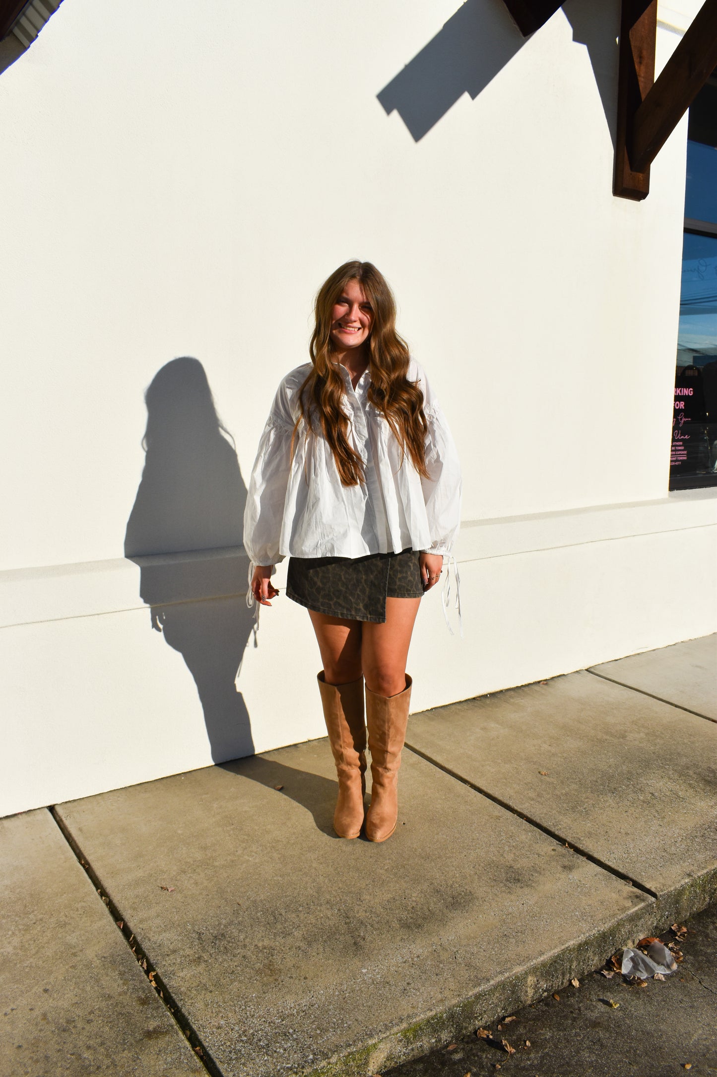 Detailed Button Front Blouse
