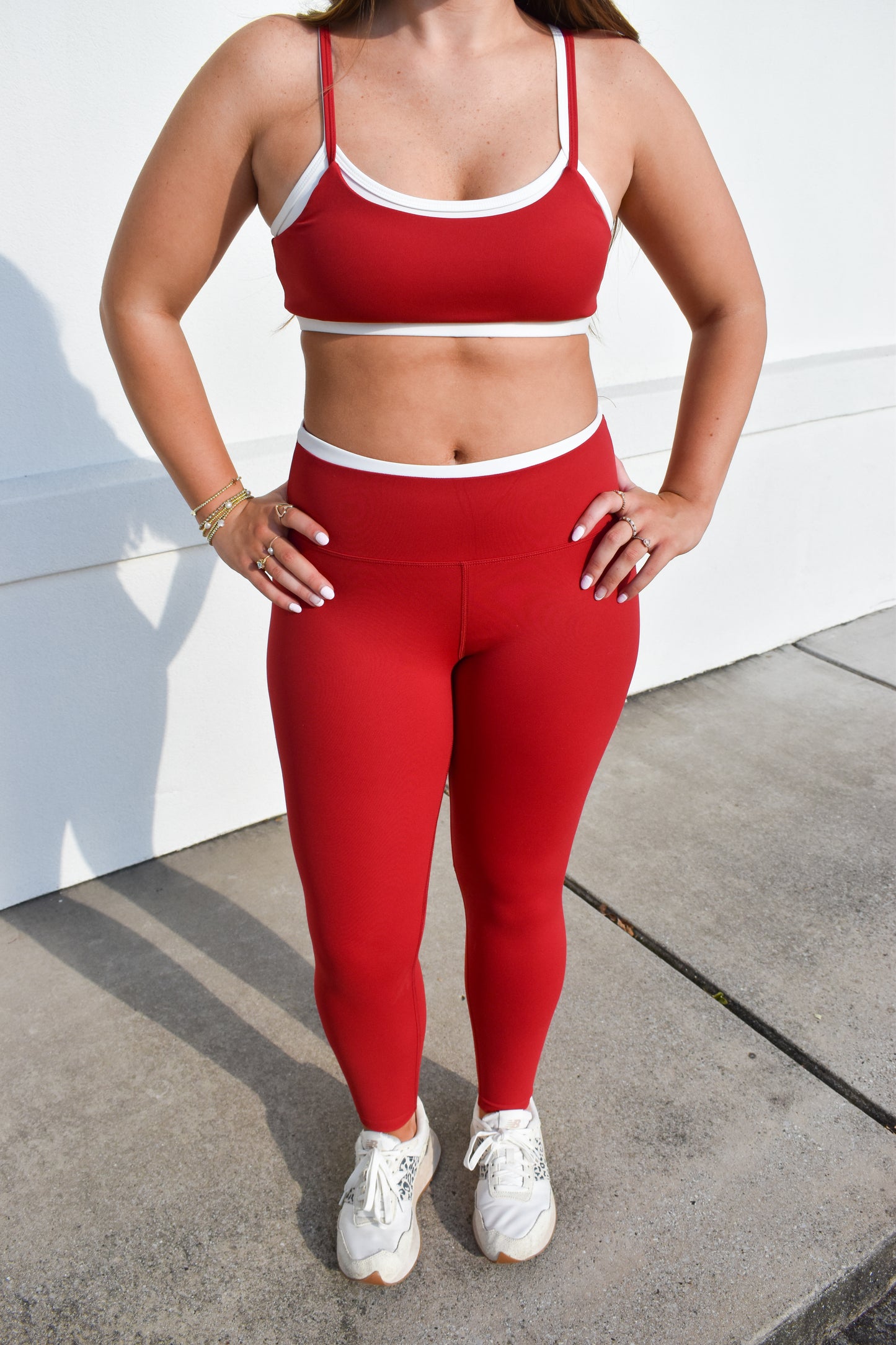 Contrast Binding Legging
