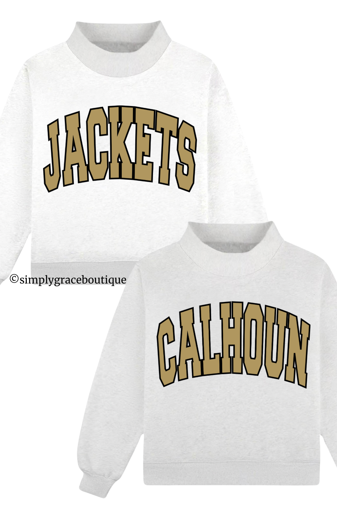 *PREORDER "CALHOUN" & "JACKETS" Reversible Mockneck