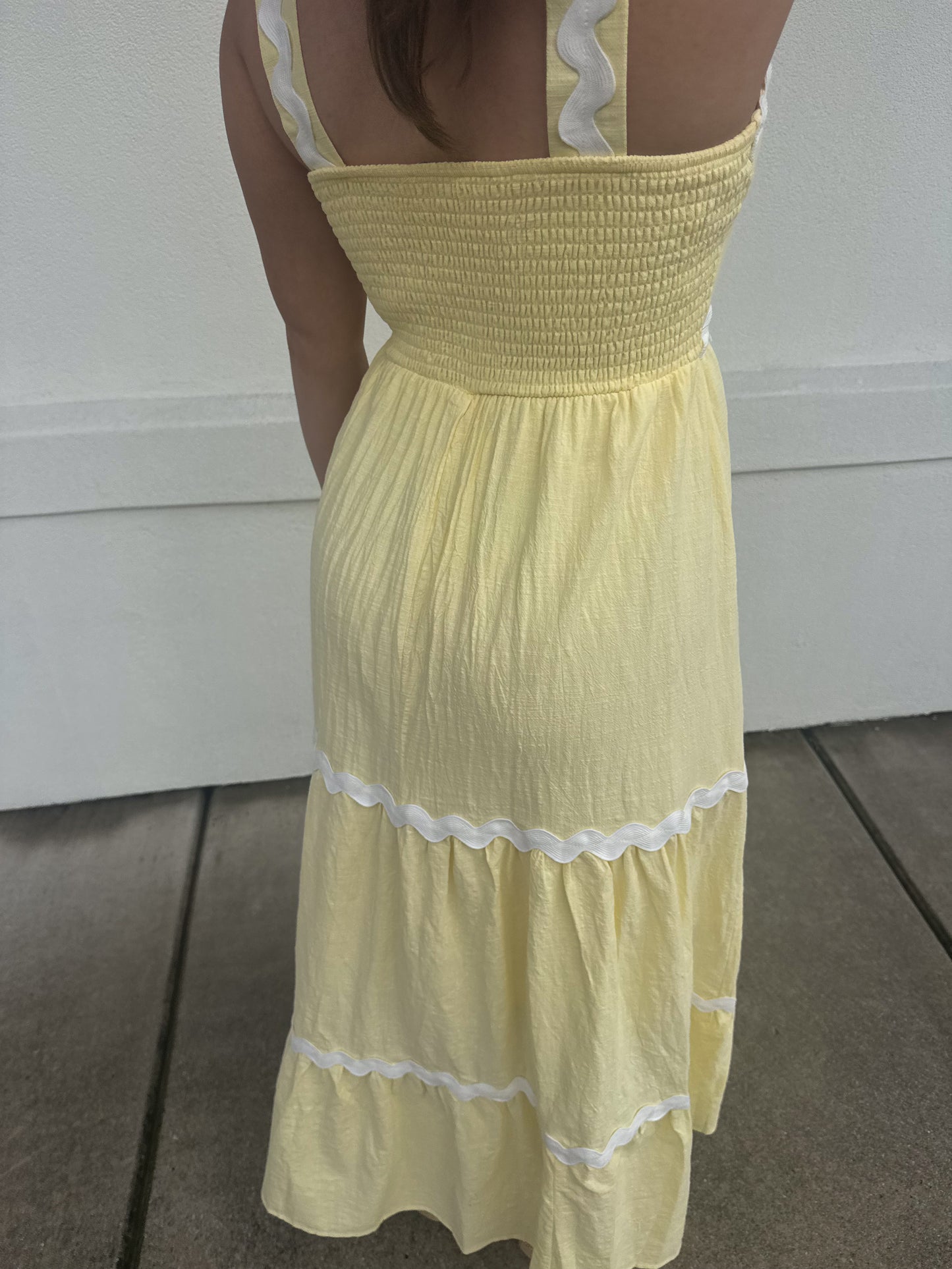 Sunny Yellow Maxi Dress