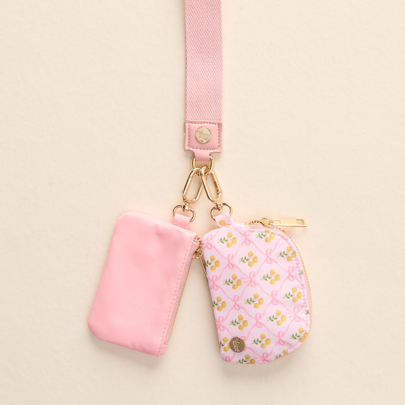 Dynamic Duo Pouch Wristlet: Marigold Lane Pink