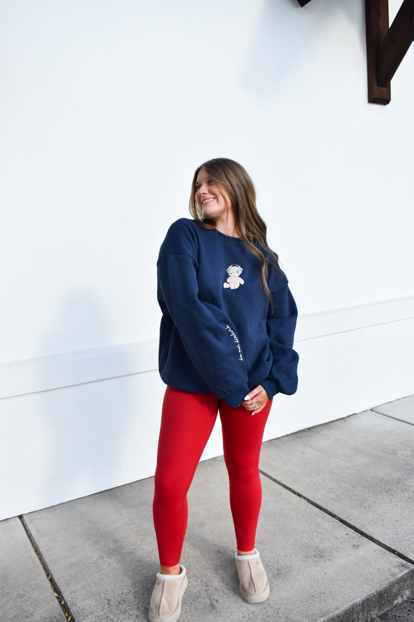 Happy Camp3r DND Navy Crewneck
