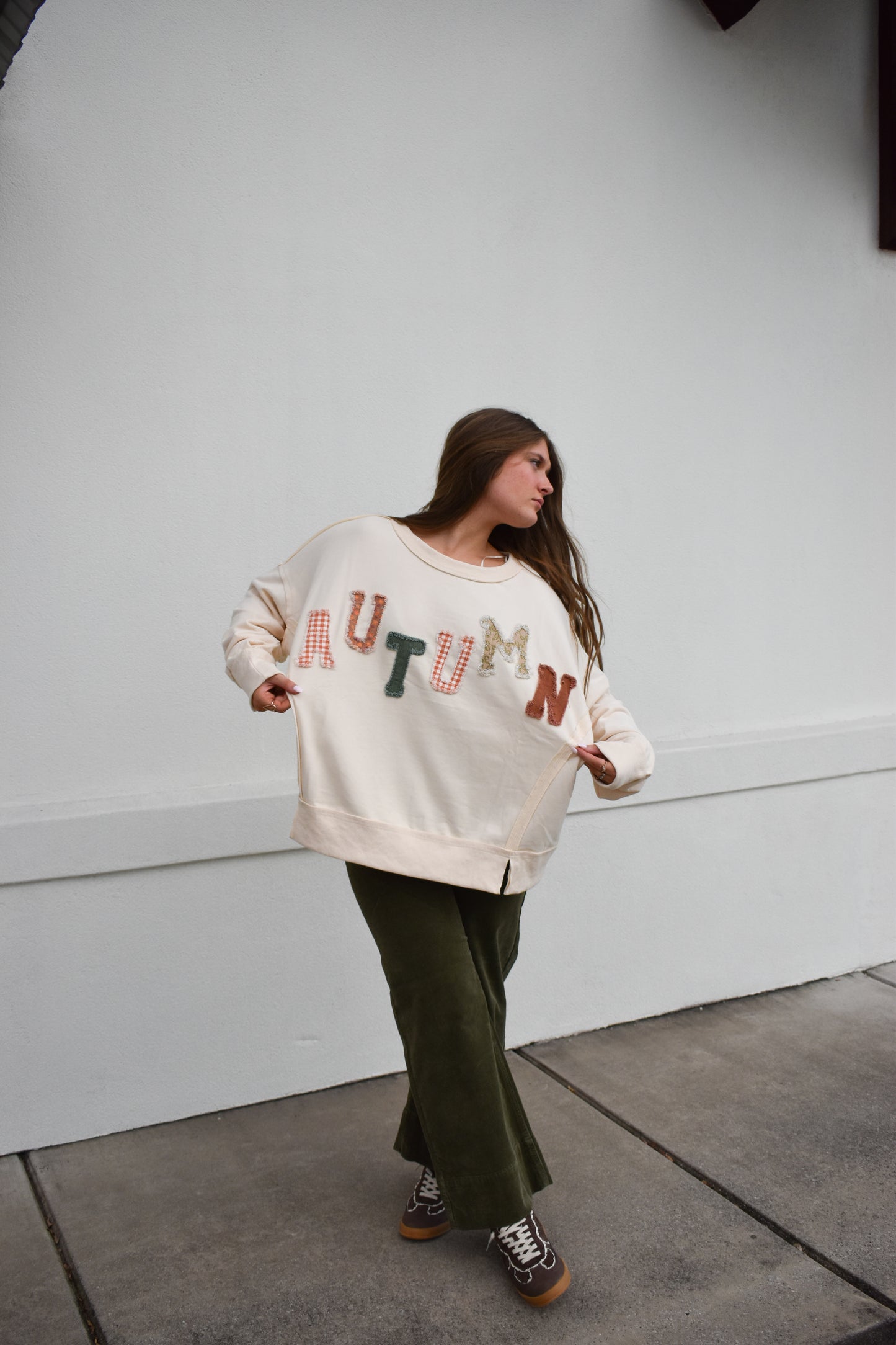 "Autumn" Printed Sweatshirt
