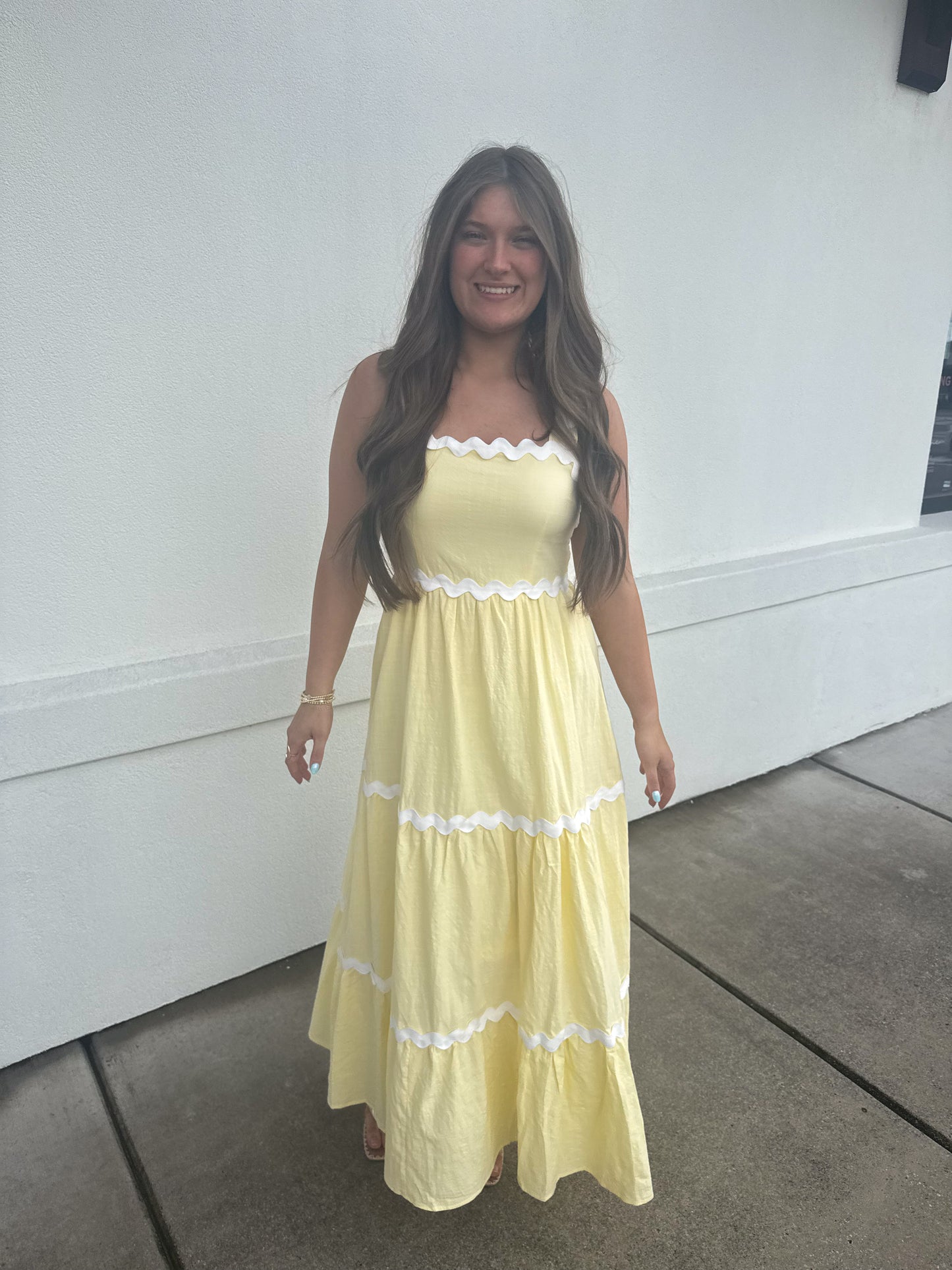 Sunny Yellow Maxi Dress