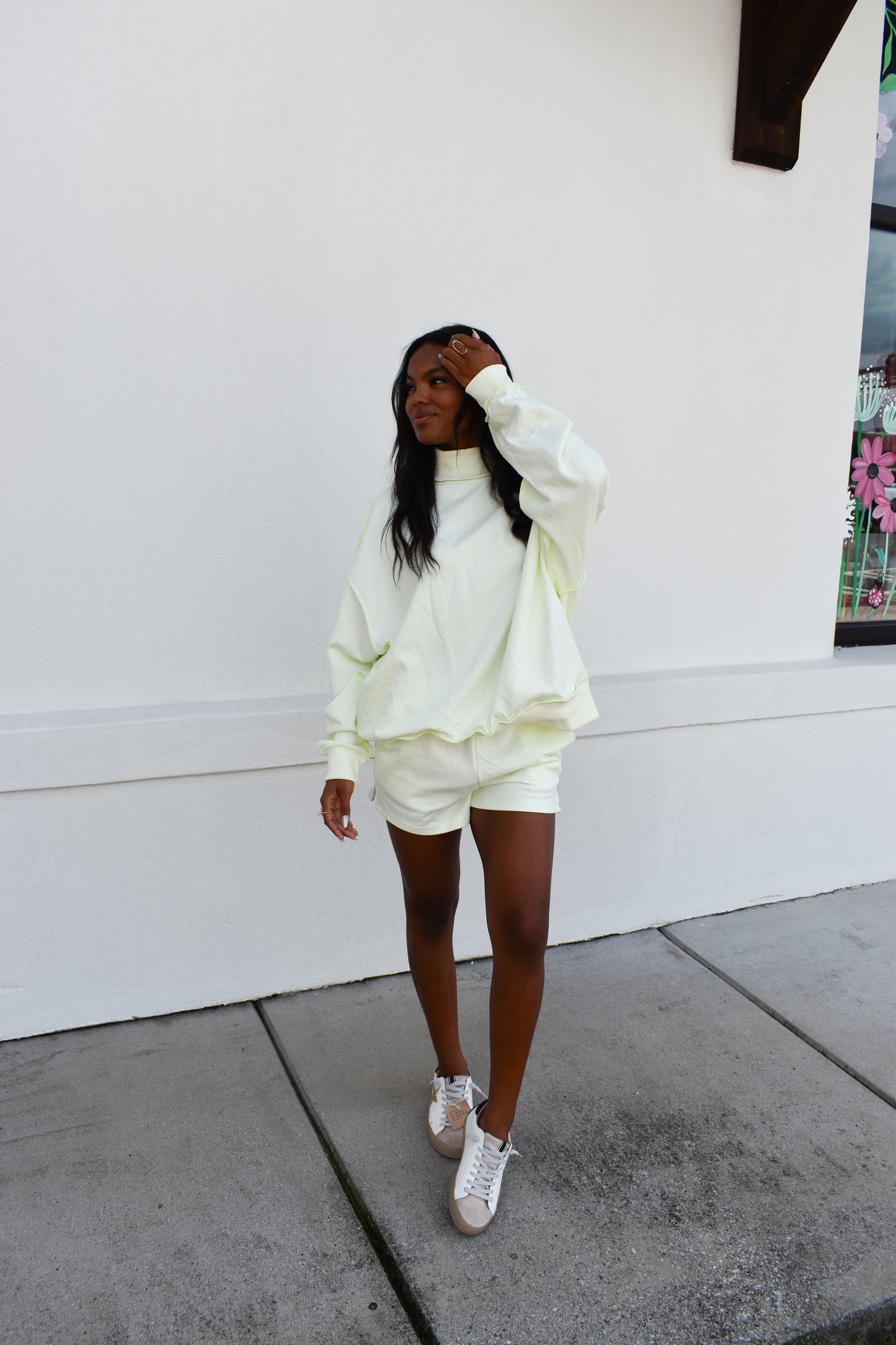 High waisted Sweat Shorts