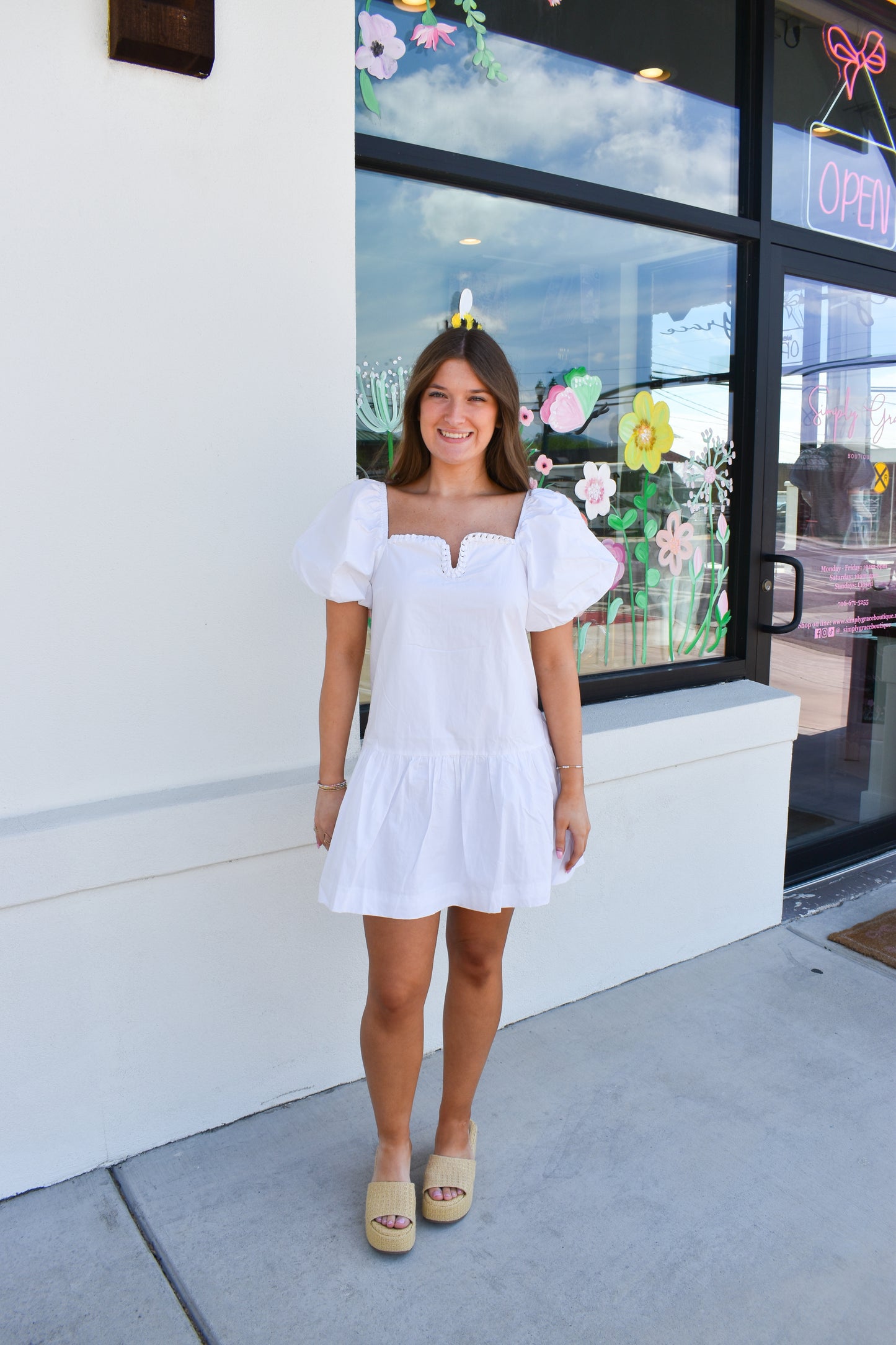 Drop Waist Mini Dress