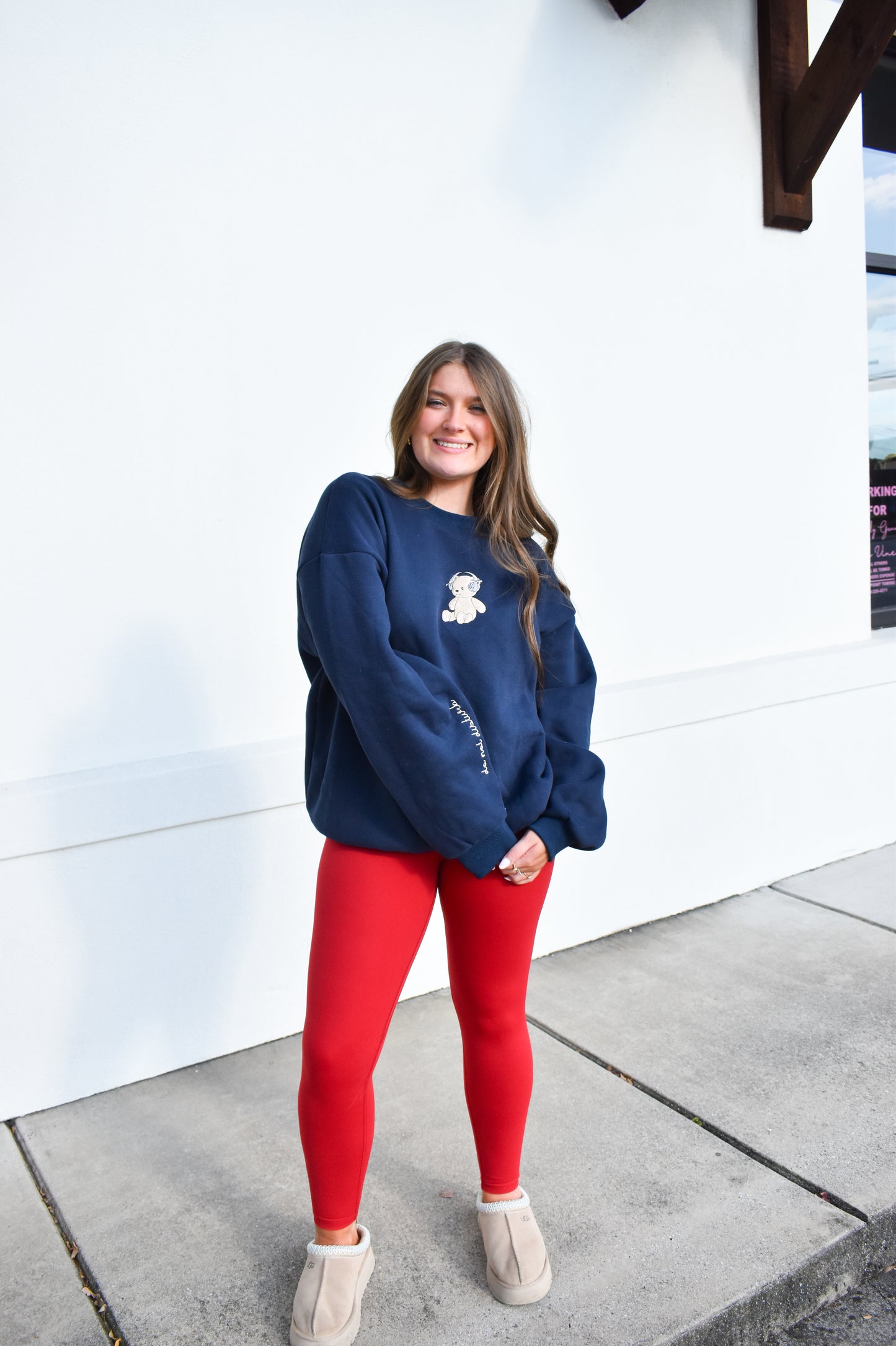 Happy Camp3r DND Navy Crewneck