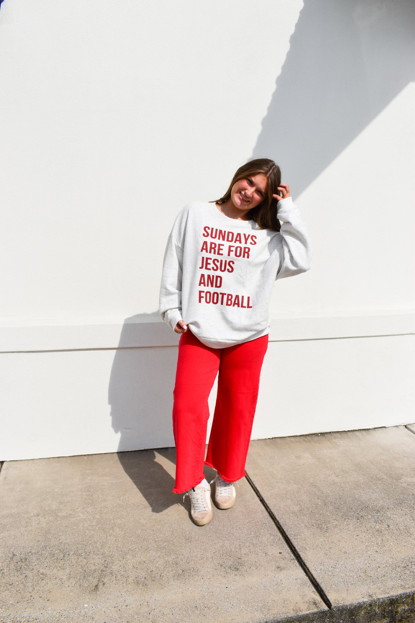Sundays are for Jesus and Football Sweatshirt