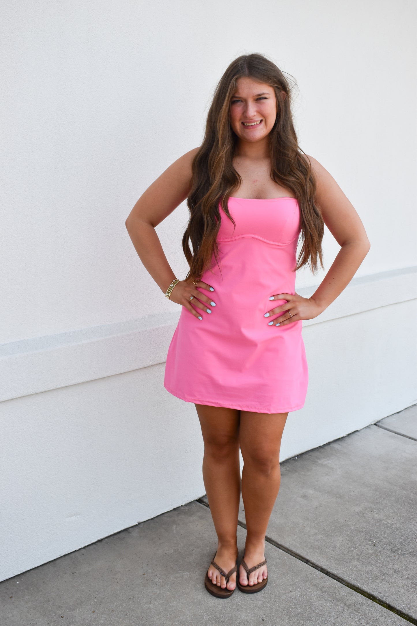 Sweetheart Dress: Hot Pink