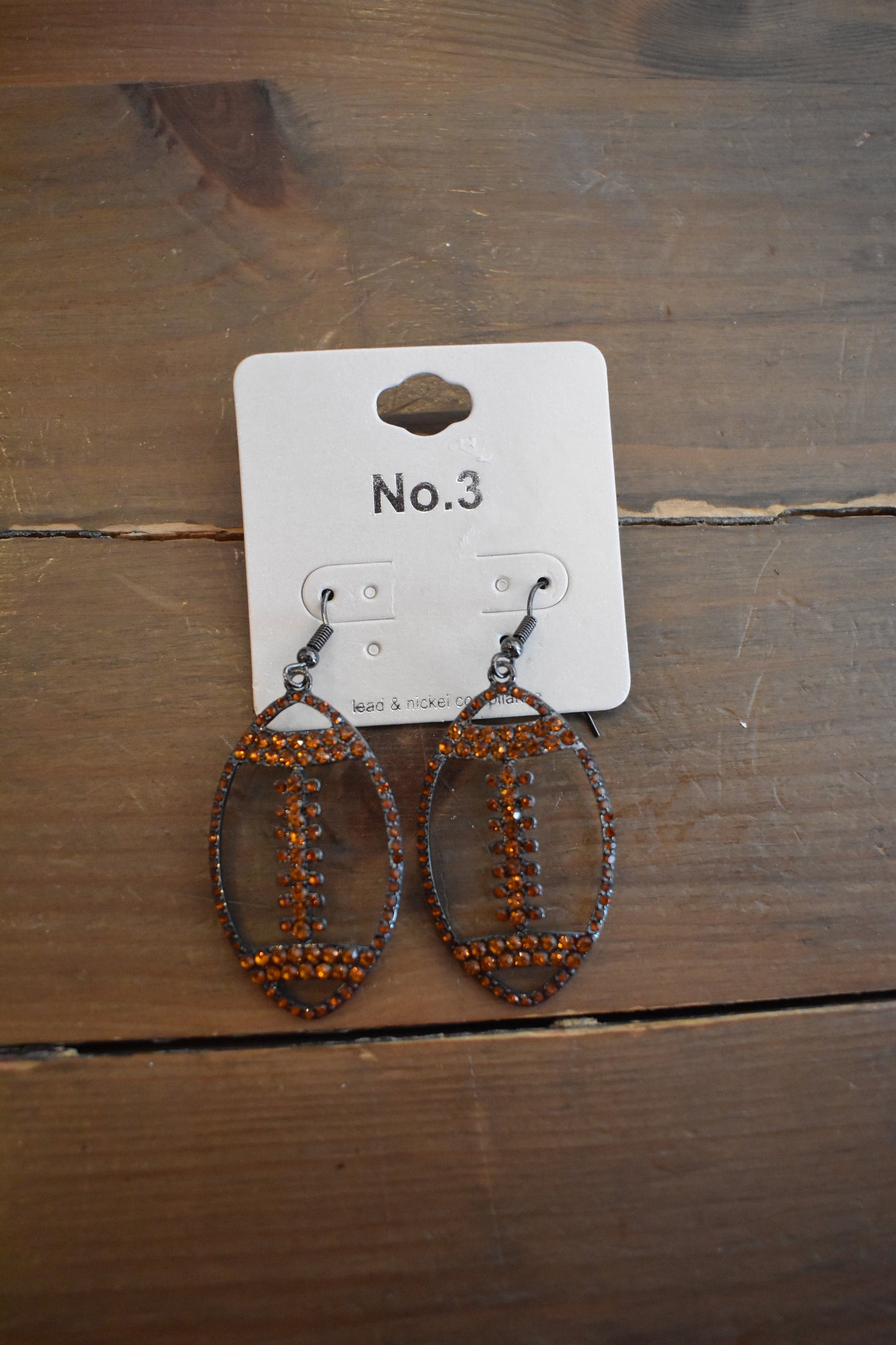 Game Day Football Earrings