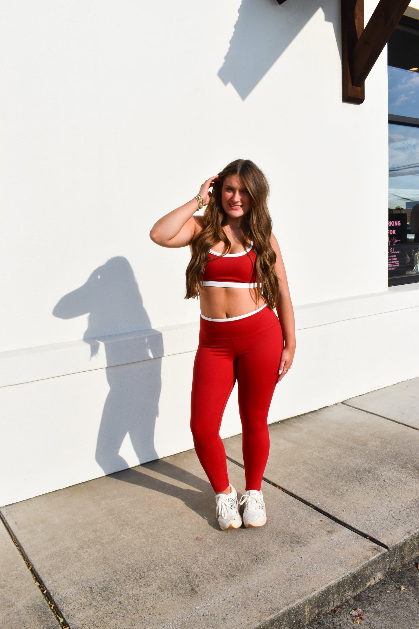 Contrast Binding Legging