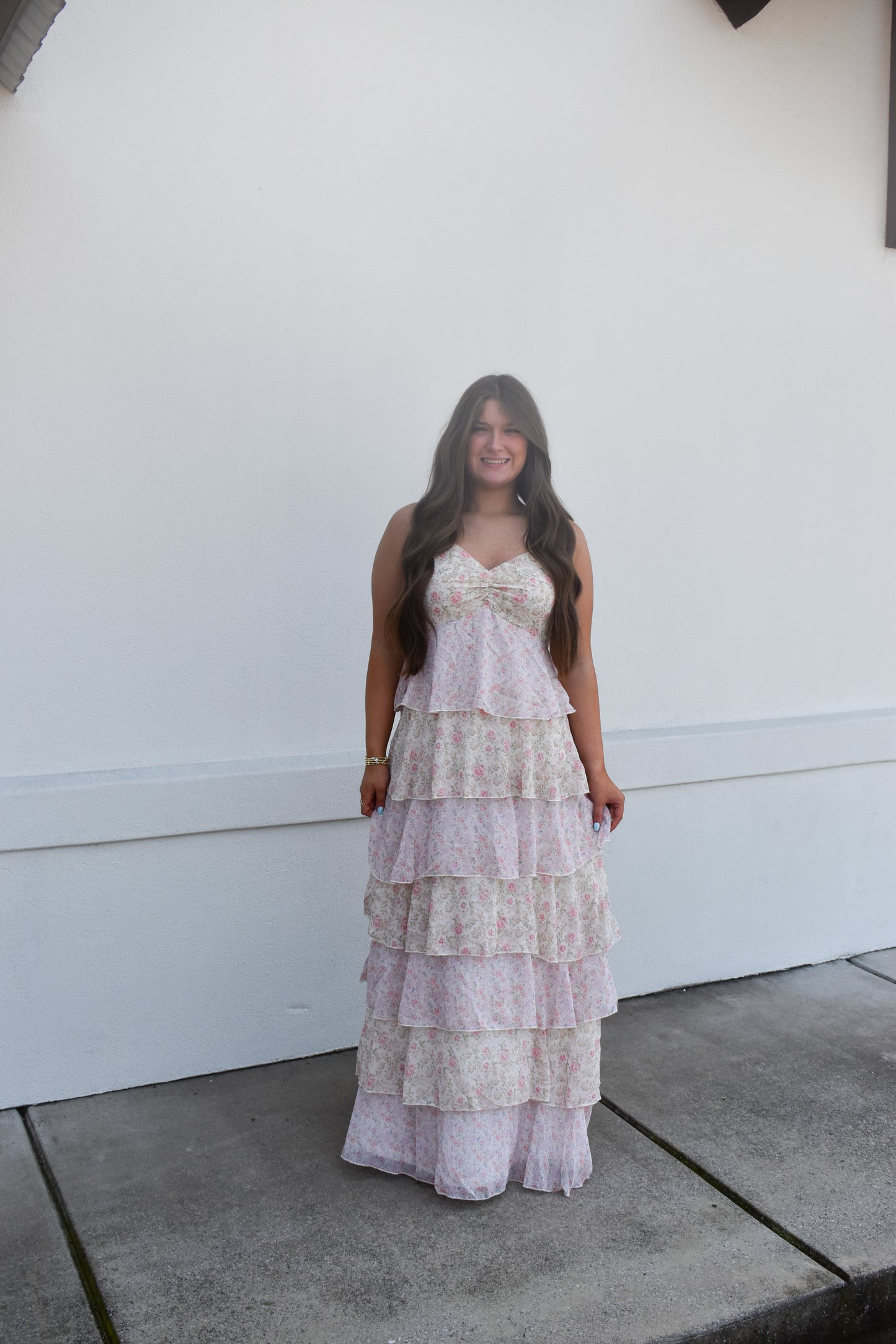Amelia Romantic Tiered Maxi Dress