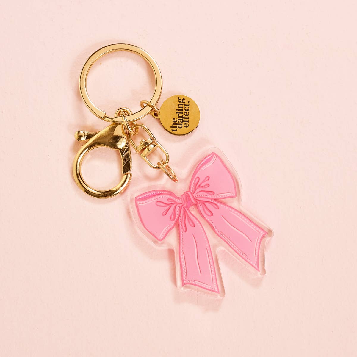 Acrylic Keychain–Bow Pink