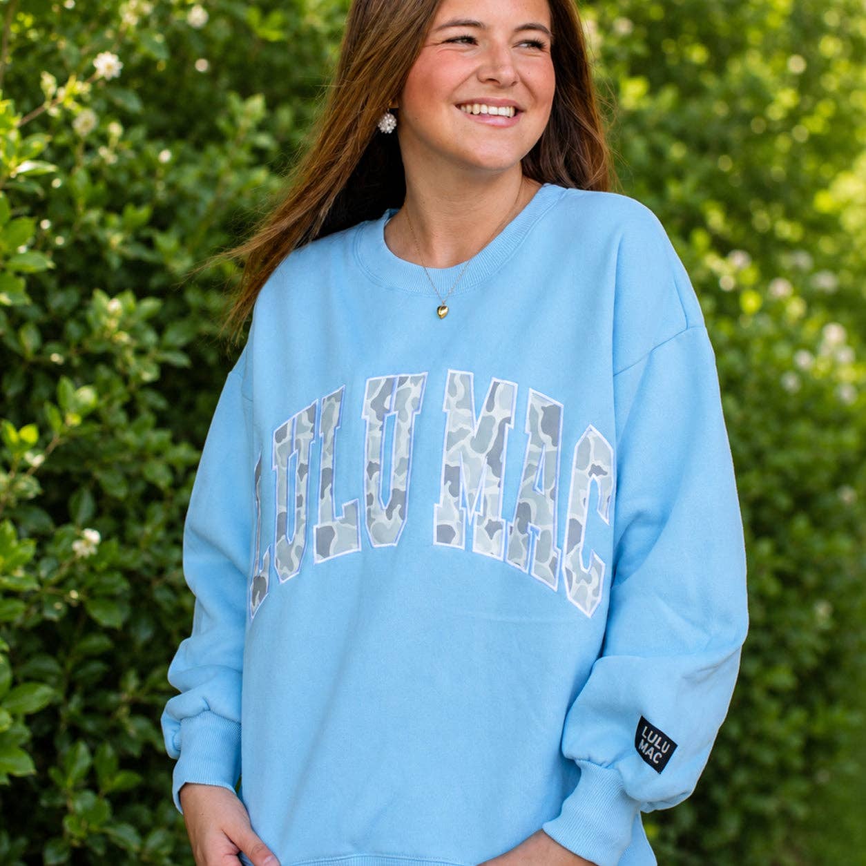 Lulu Mac Light Camo: Light Blue