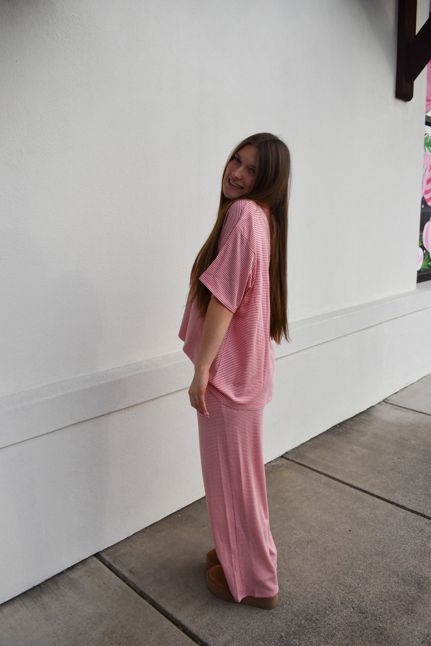 Bubblegum Stripe Pants