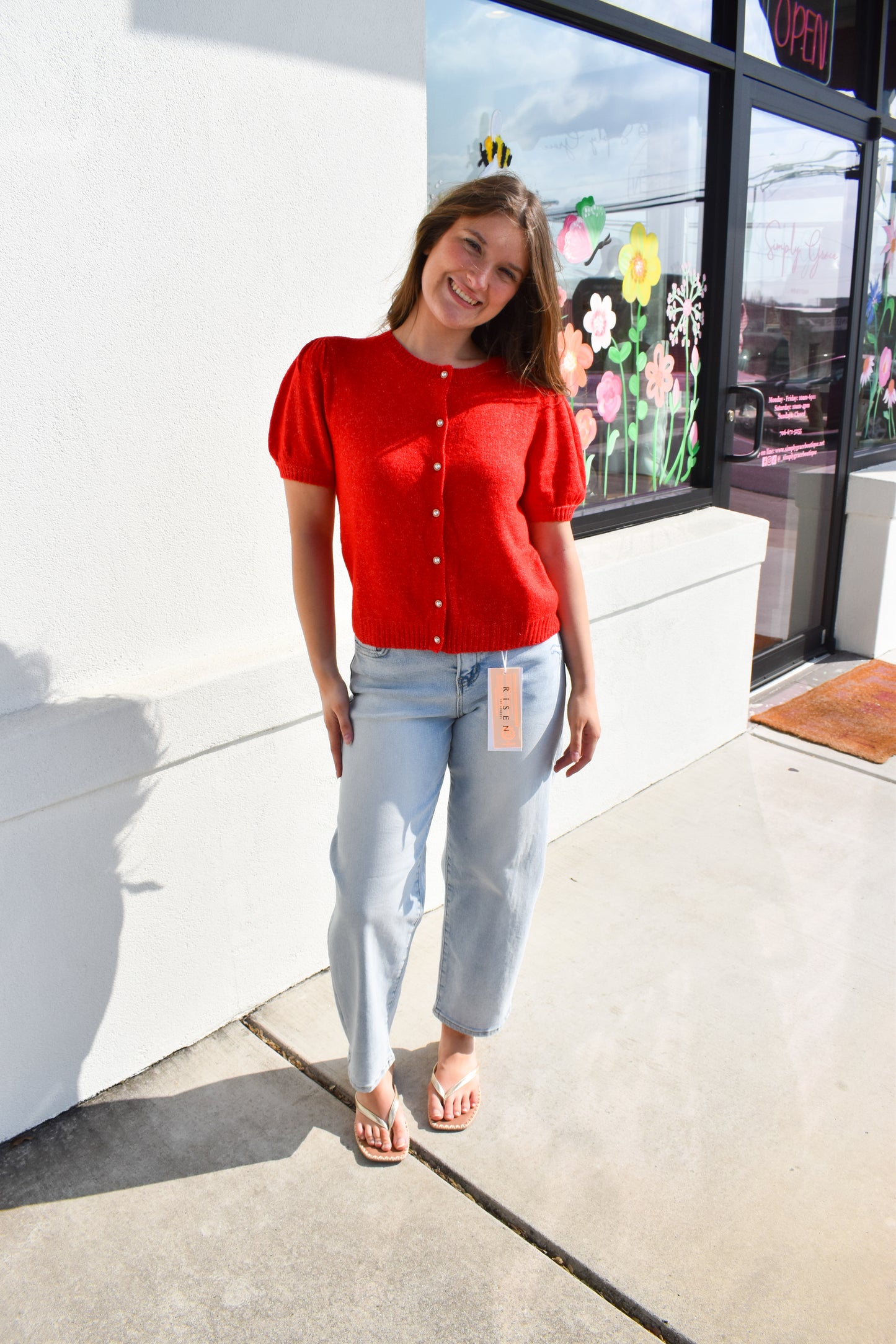 Rose Knit Sweater